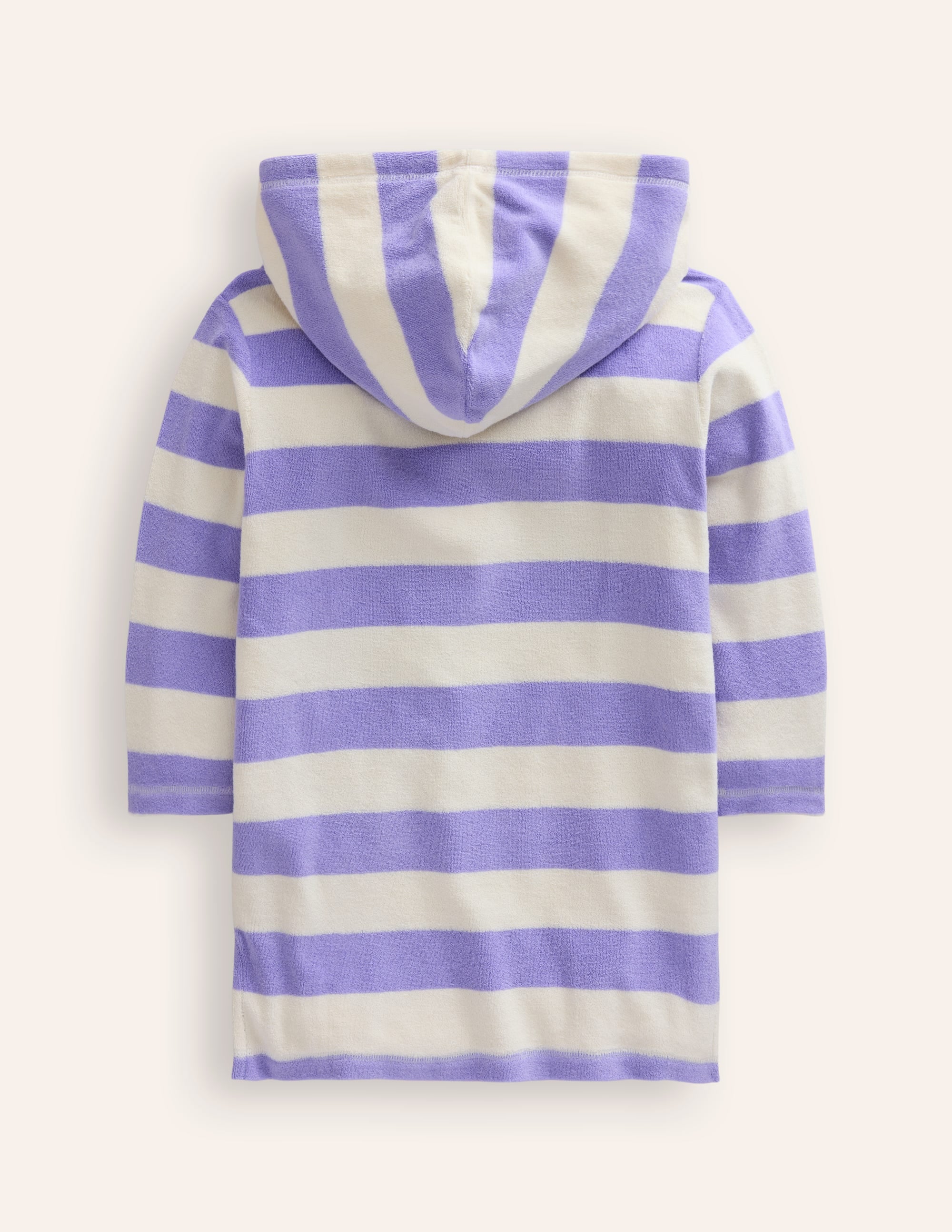 Poncho en éponge à appliqué-Sirène violette de Parme/ivoire - Image 2