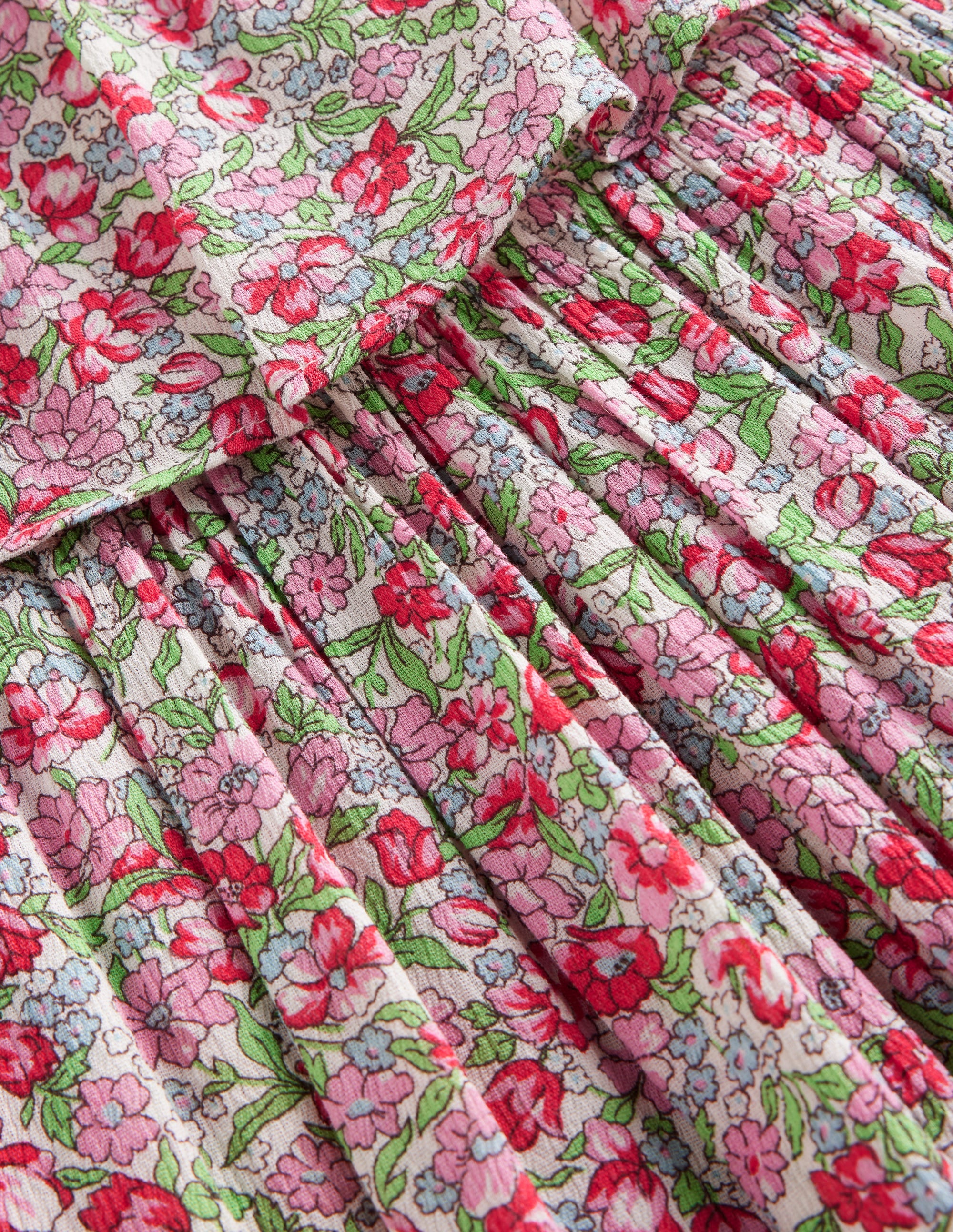Jumpsuit mit weitem Bein-Kaugummi Pfingstrose Blumenmuster - Image 3