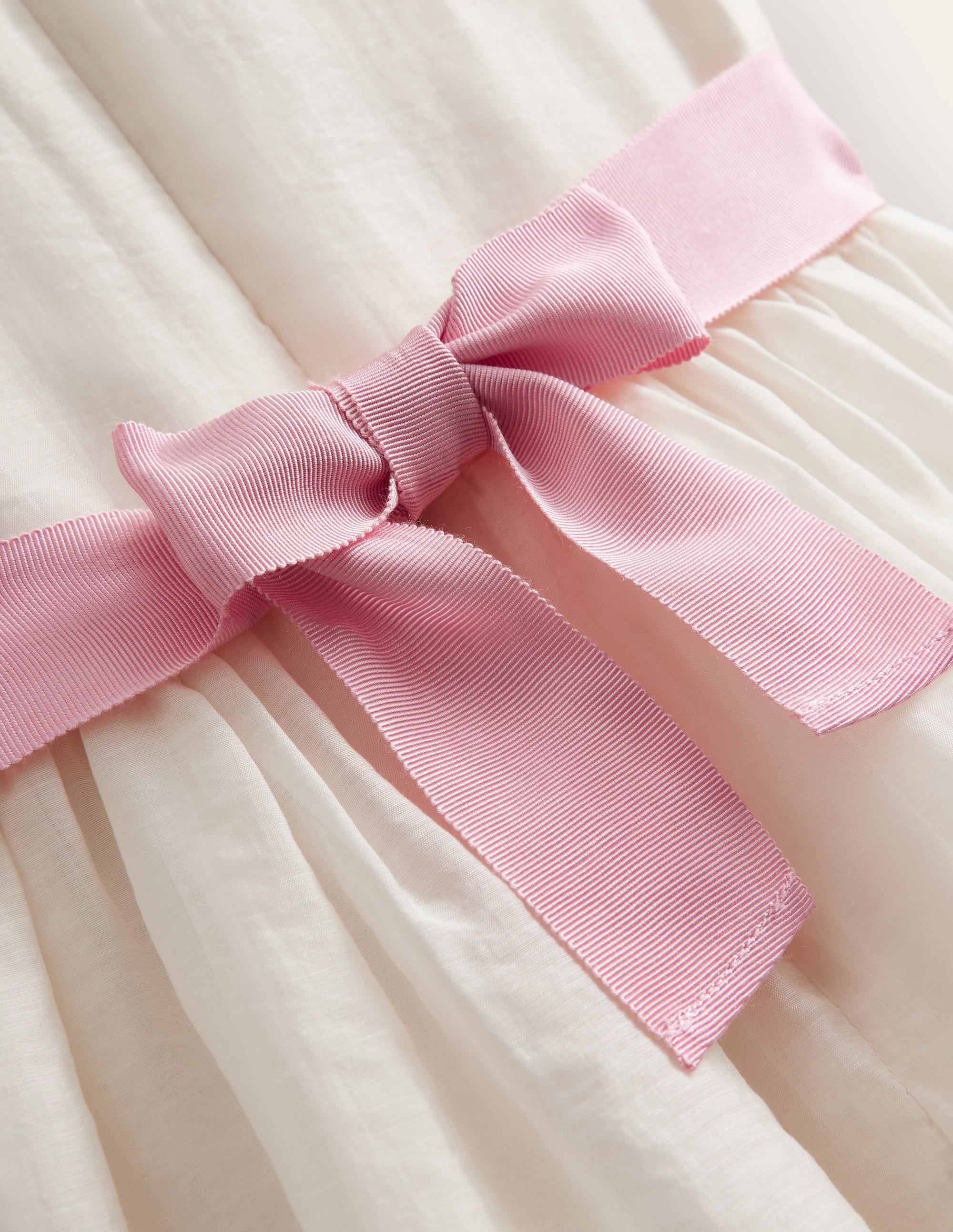 Robe aérienne en organza-Ivoire - Image 3