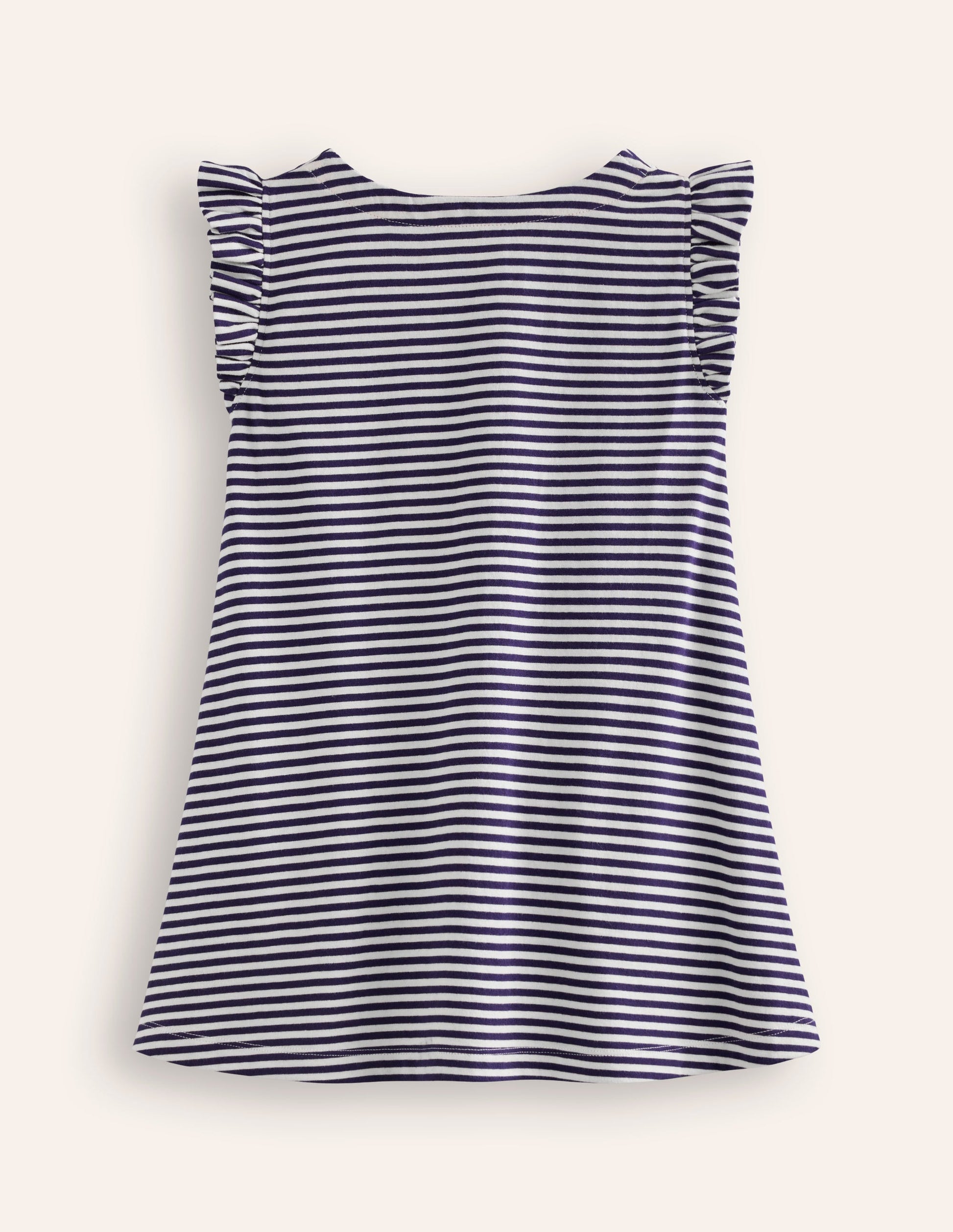 Tunika mit Herz-Taschen und Rüschen-Schuluniform-Marineblau/ Naturweiß Herzen-2