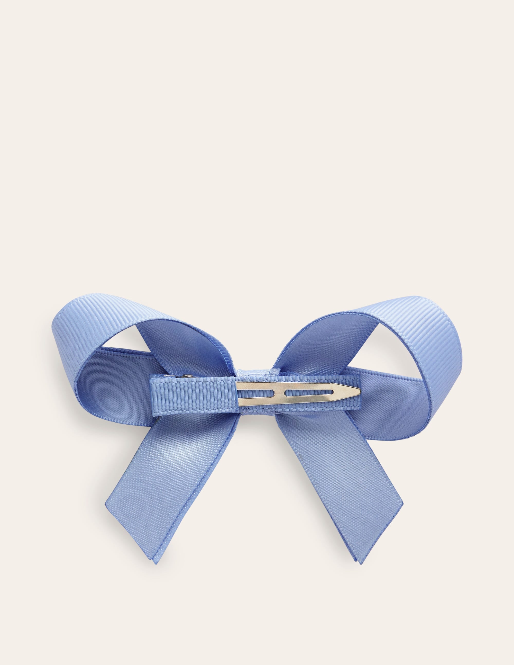 Nœud pour cheveux en gros-grain-Bleu Bébé - Image 2