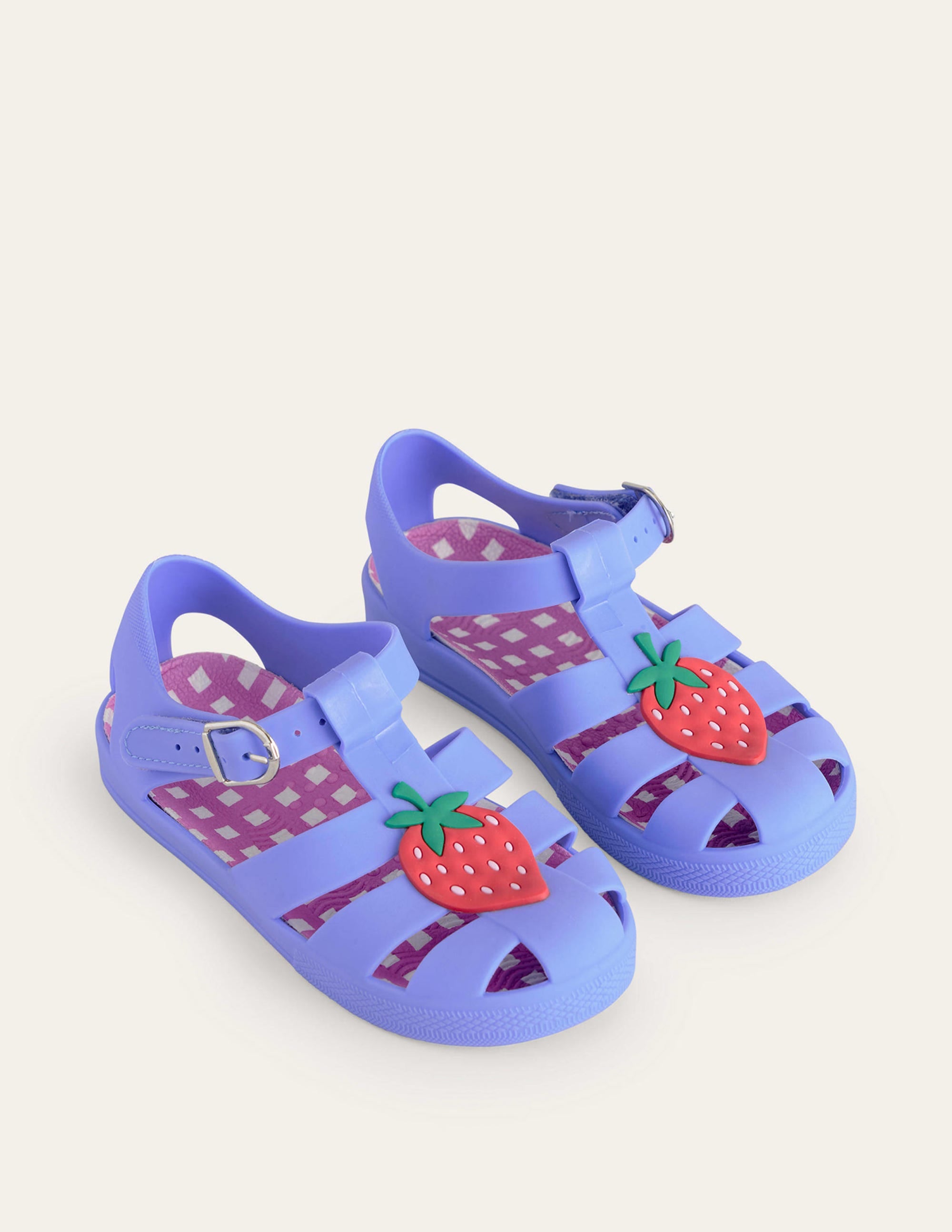 Chaussures en caoutchouc à logo-Fraise bleu surf - Image 2