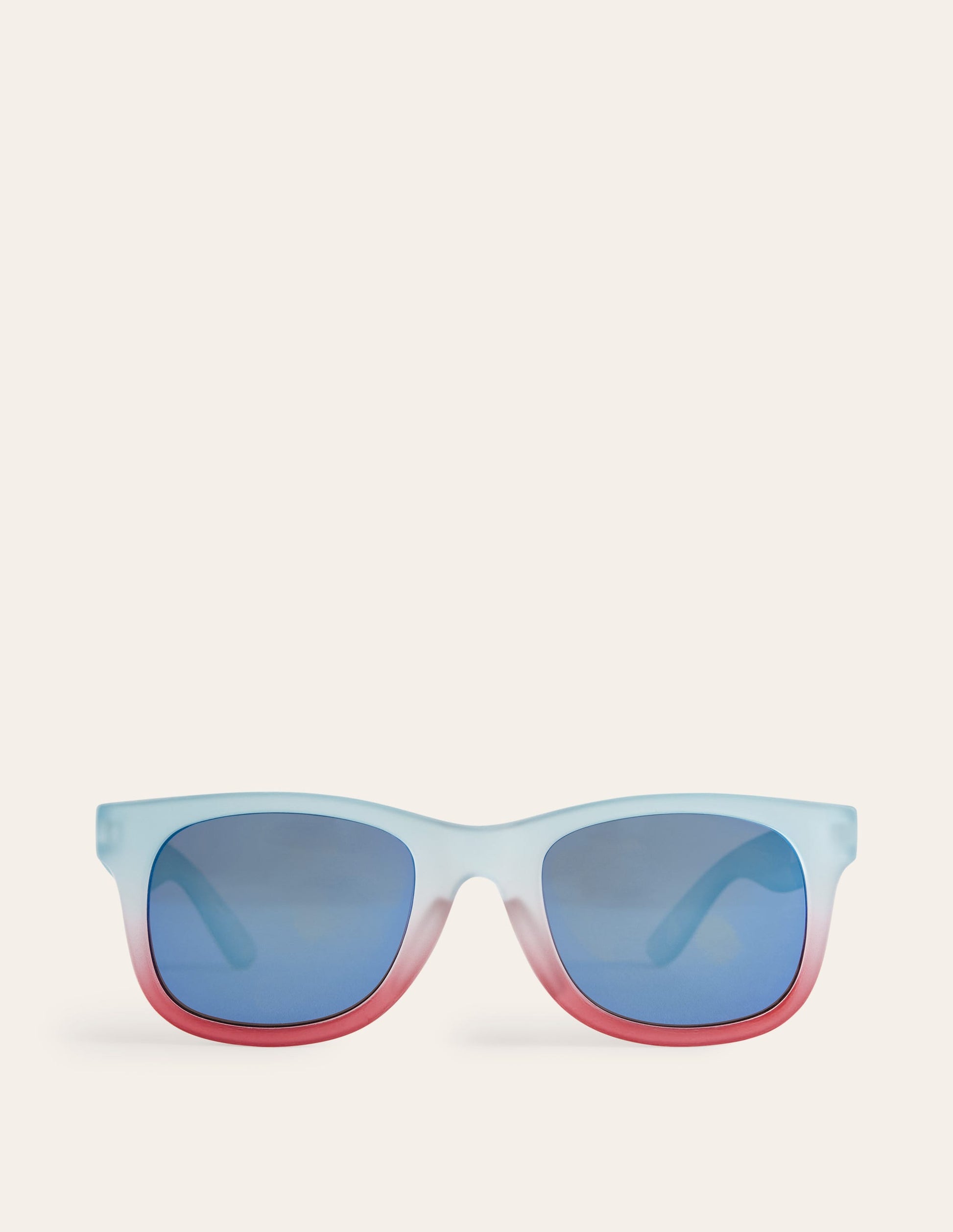Klassische Sonnenbrille-Blau/Rot-1