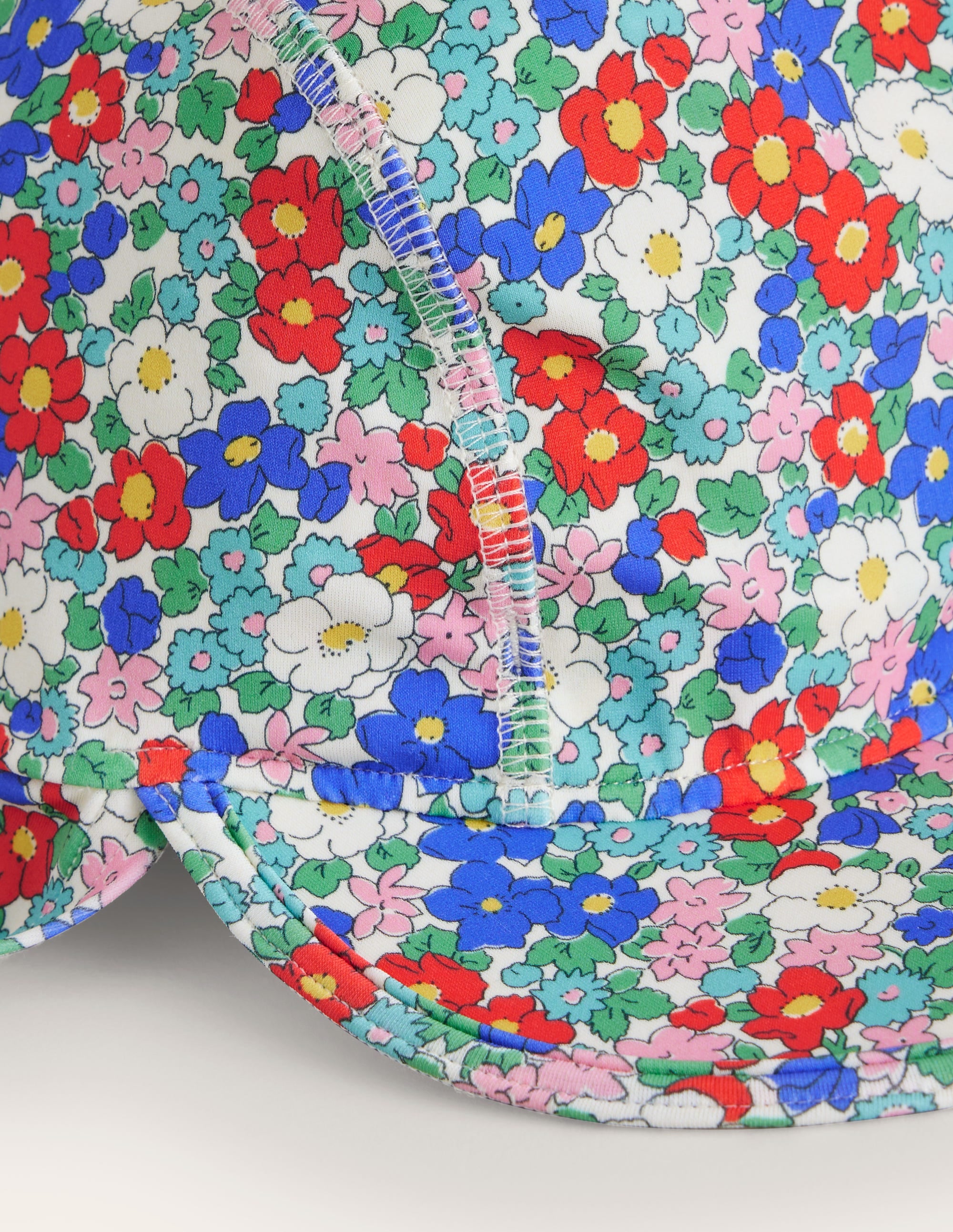 Chapeau de bain imprimé avec protection solaire-Bunt & Nautisch Floral - Image 2