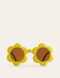 Lustige Sonnenbrille-Gelbe Gänseblümchen