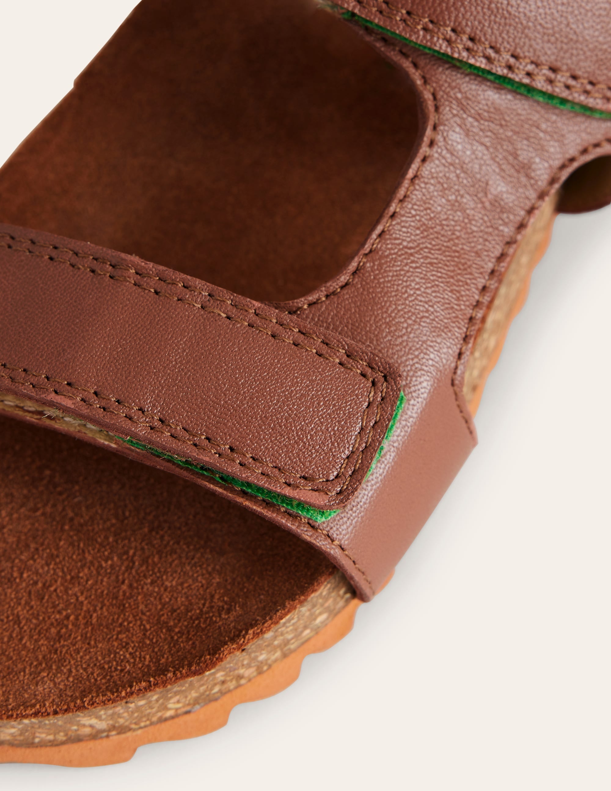 Sandales en cuir-Marron - Image 3