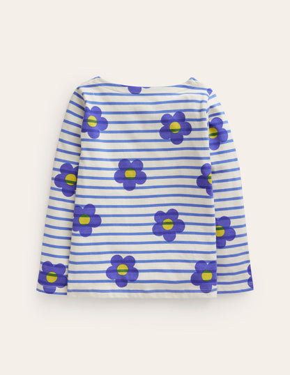 Marinière fun-Fleur bleue-2