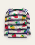 Lustiges Bretonshirt-Bunt Erdbeere