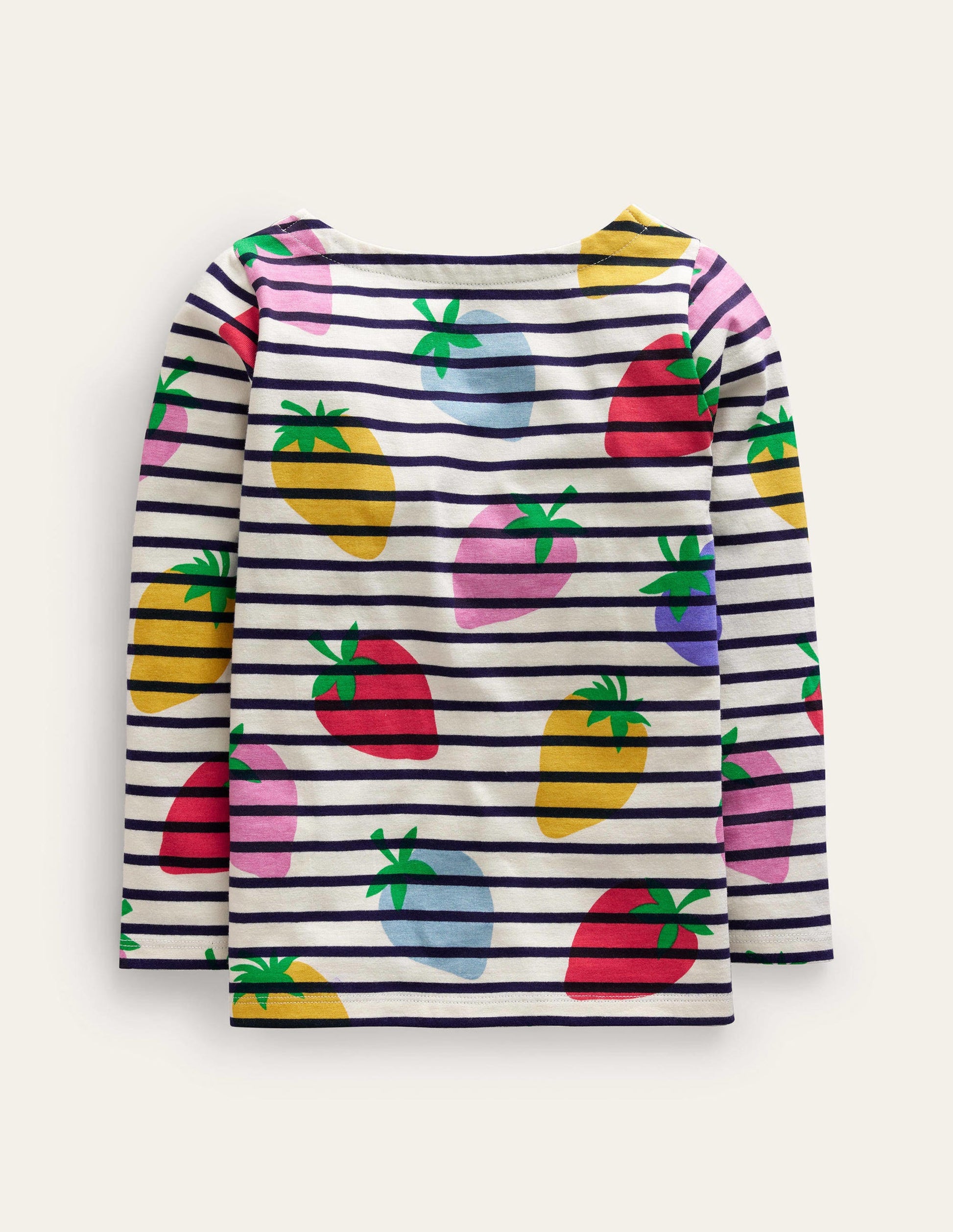 Lustiges Bretonshirt-Bunt Erdbeere-2