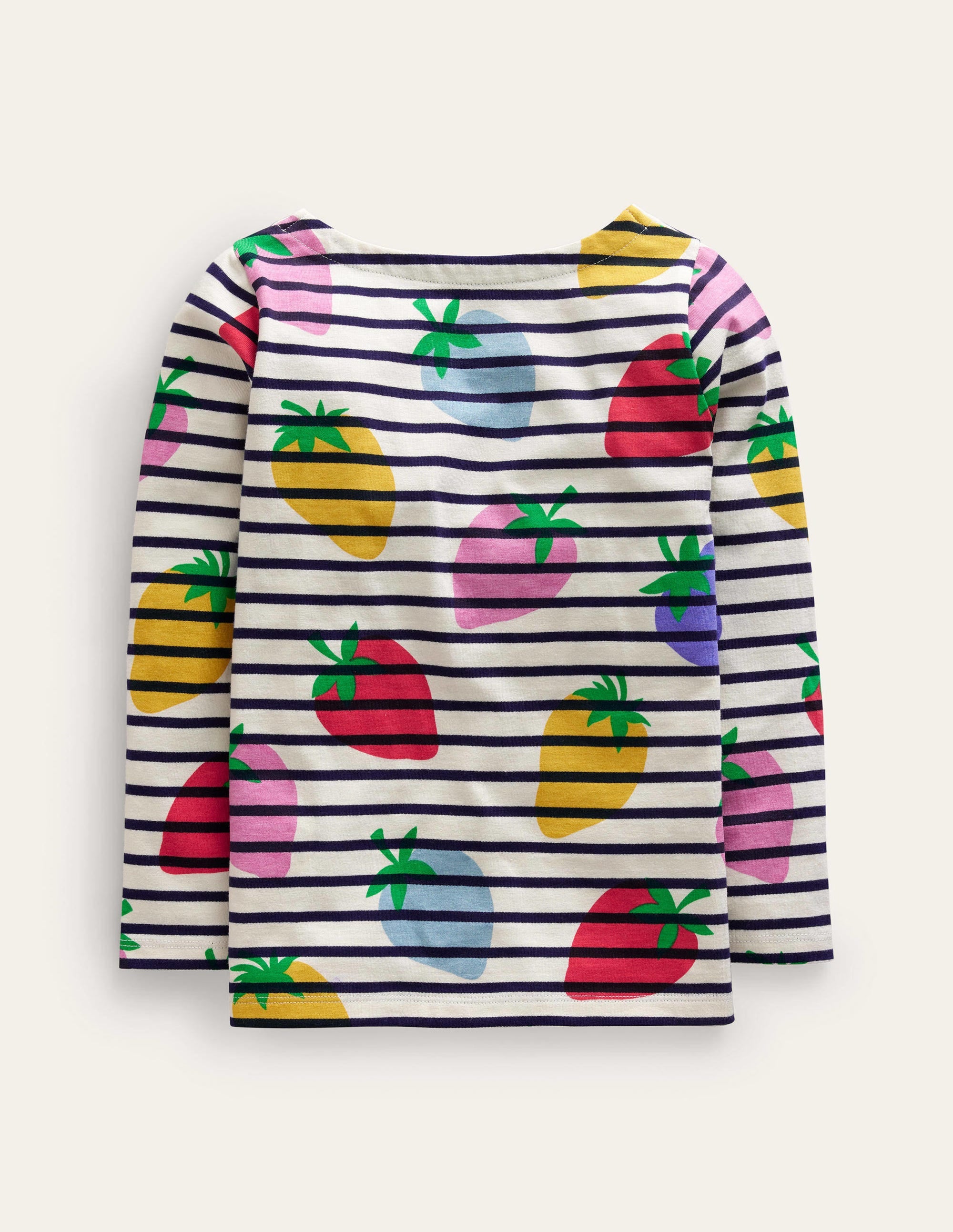 Lustiges Bretonshirt-Bunt Erdbeere - Image 2