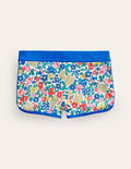 Gemusterte Badeshorts-Bunt Blumenbeet