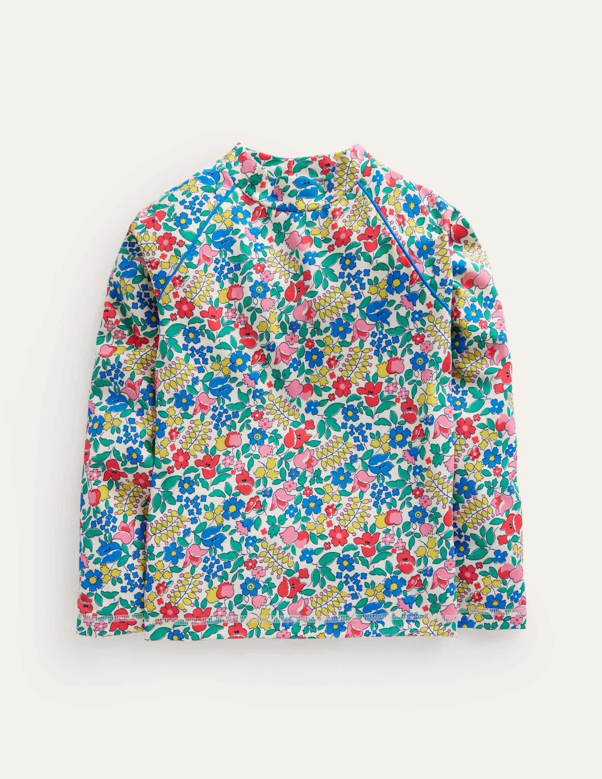 Gemustertes Rash Top-Bunt Blumenbeet-1