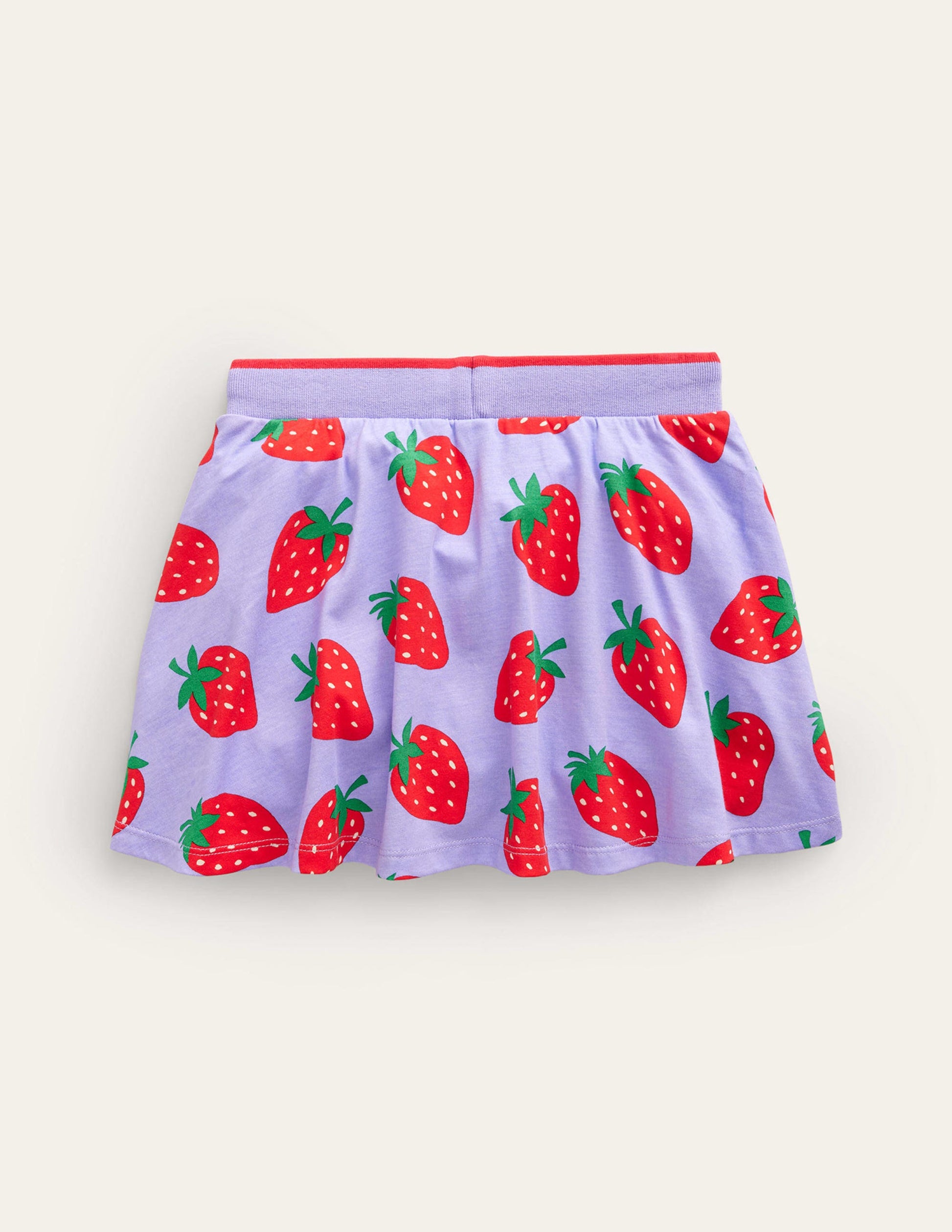 Gemusterter Jersey-Skort-Parma-Violett Erdbeeren-2