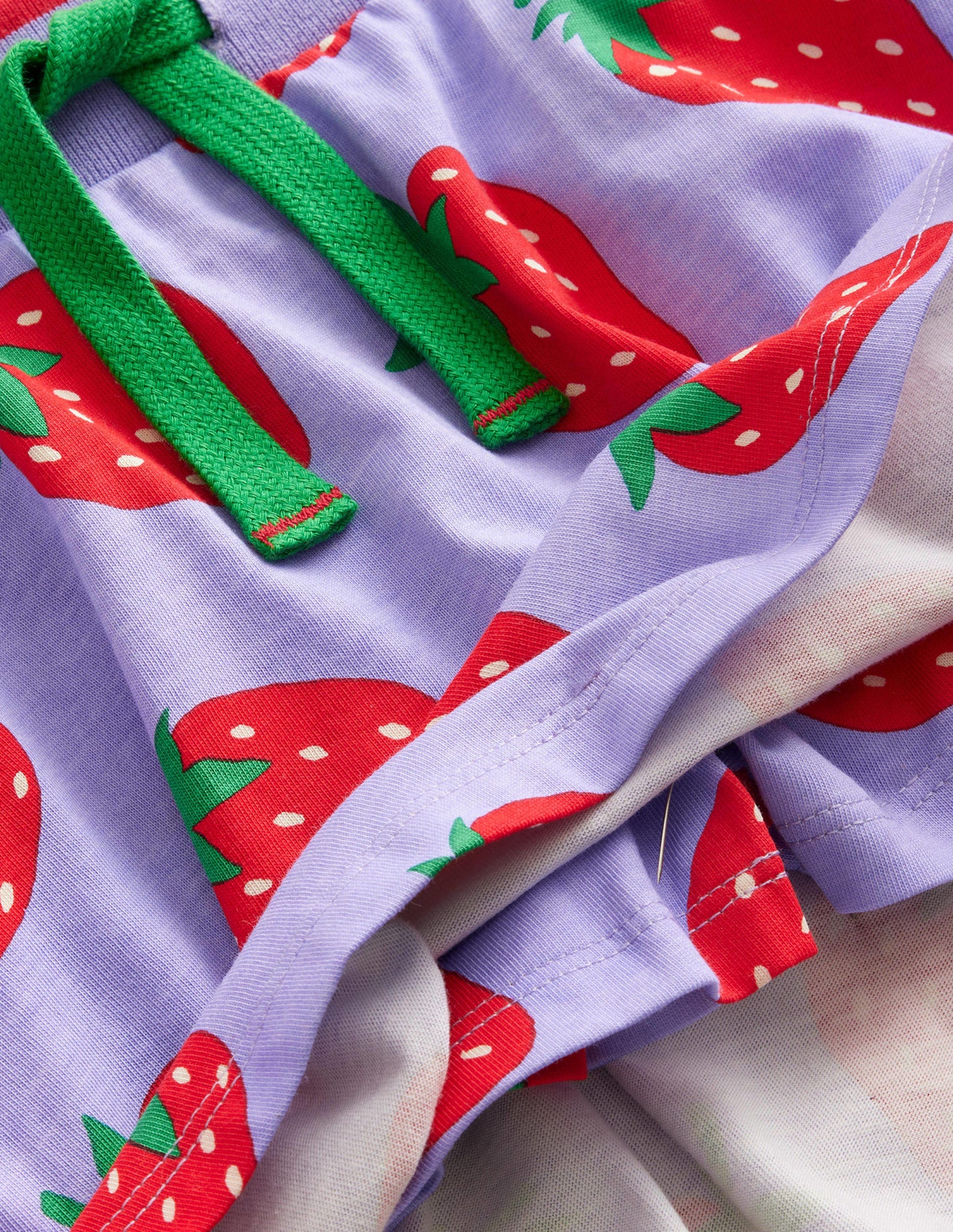 Gemusterter Jersey-Skort-Parma-Violett Erdbeeren-3