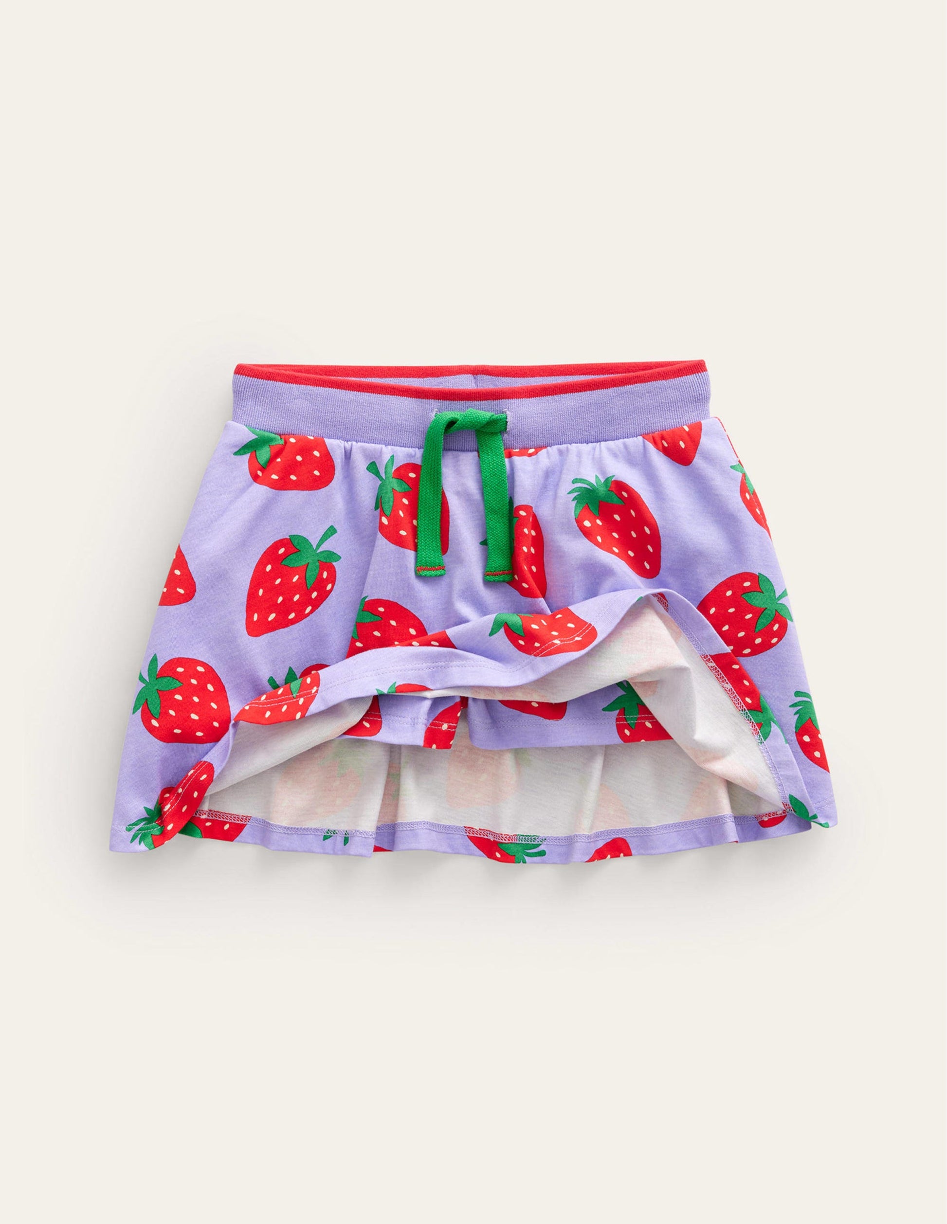 Gemusterter Jersey-Skort-Parma-Violett Erdbeeren-4