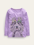 Superstitch T-Shirt-Purple Dog