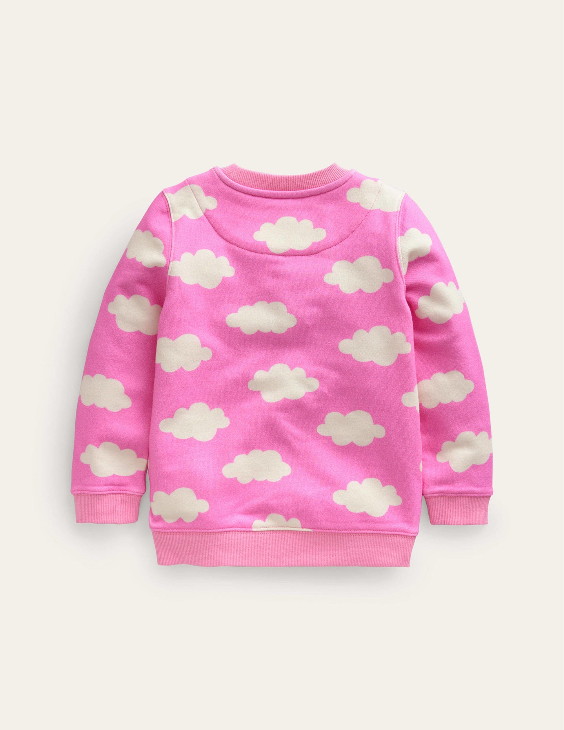 Sweatshirt mit Superstitch-Kosmos Rosa Wolken-2
