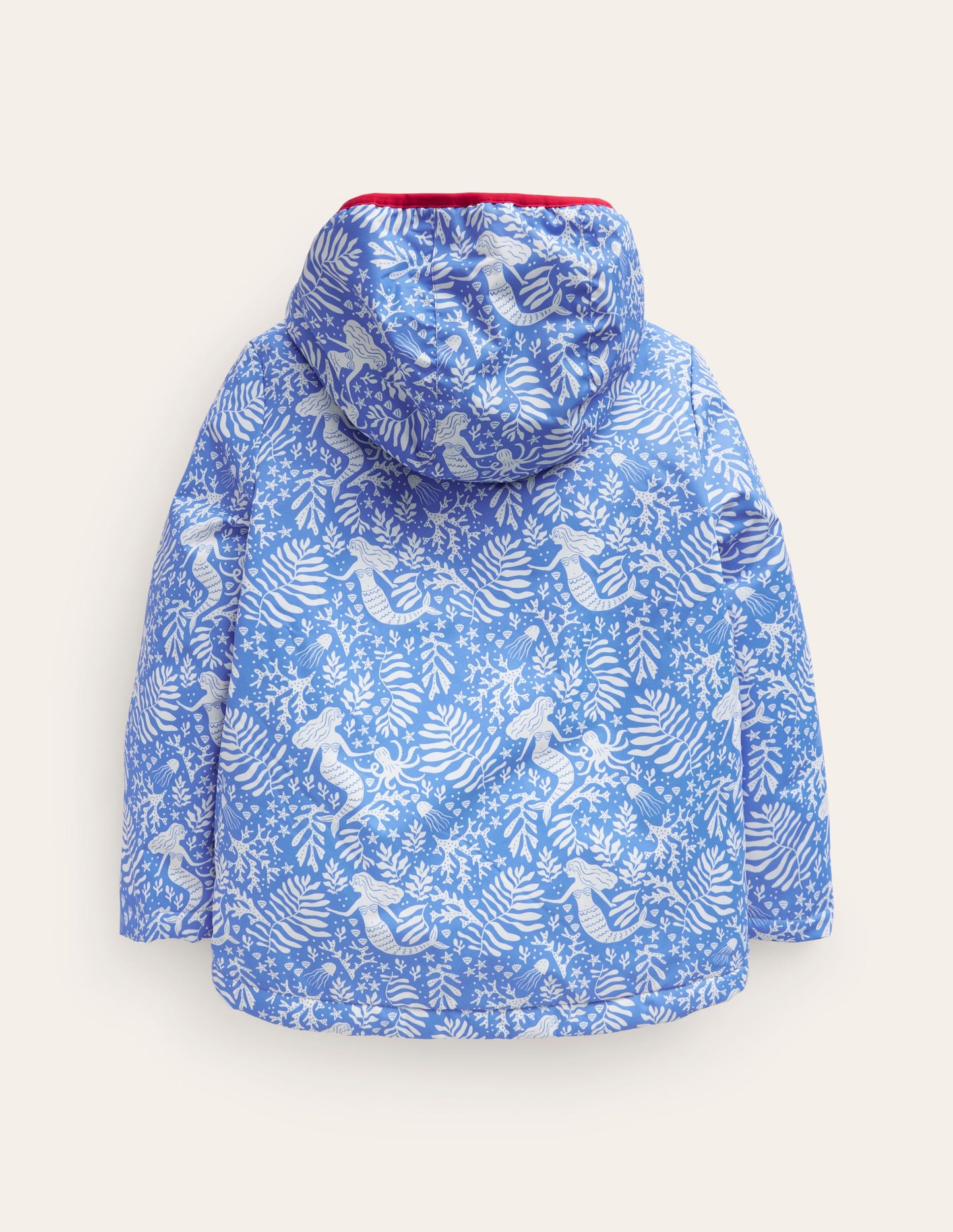 Anorak mit Jersey-Futter-Wisteriablau Meerjungfrauen