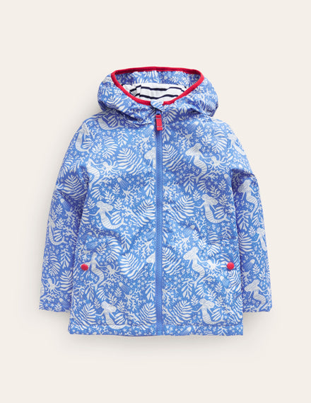 Anorak mit Jersey-Futter-Wisteriablau Meerjungfrauen