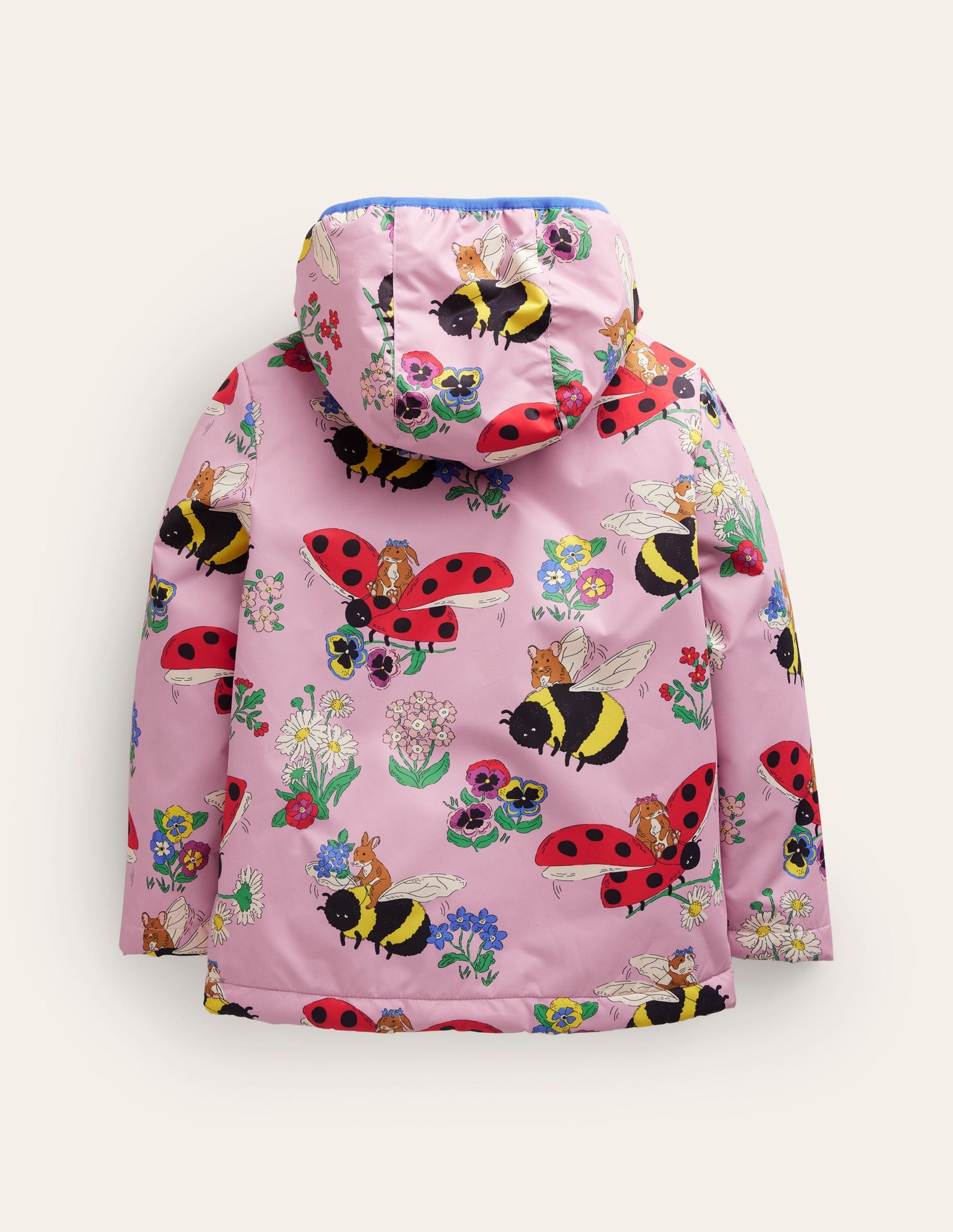 Anorak mit Jersey-Futter-Zuckermandel-Pink Hummel
