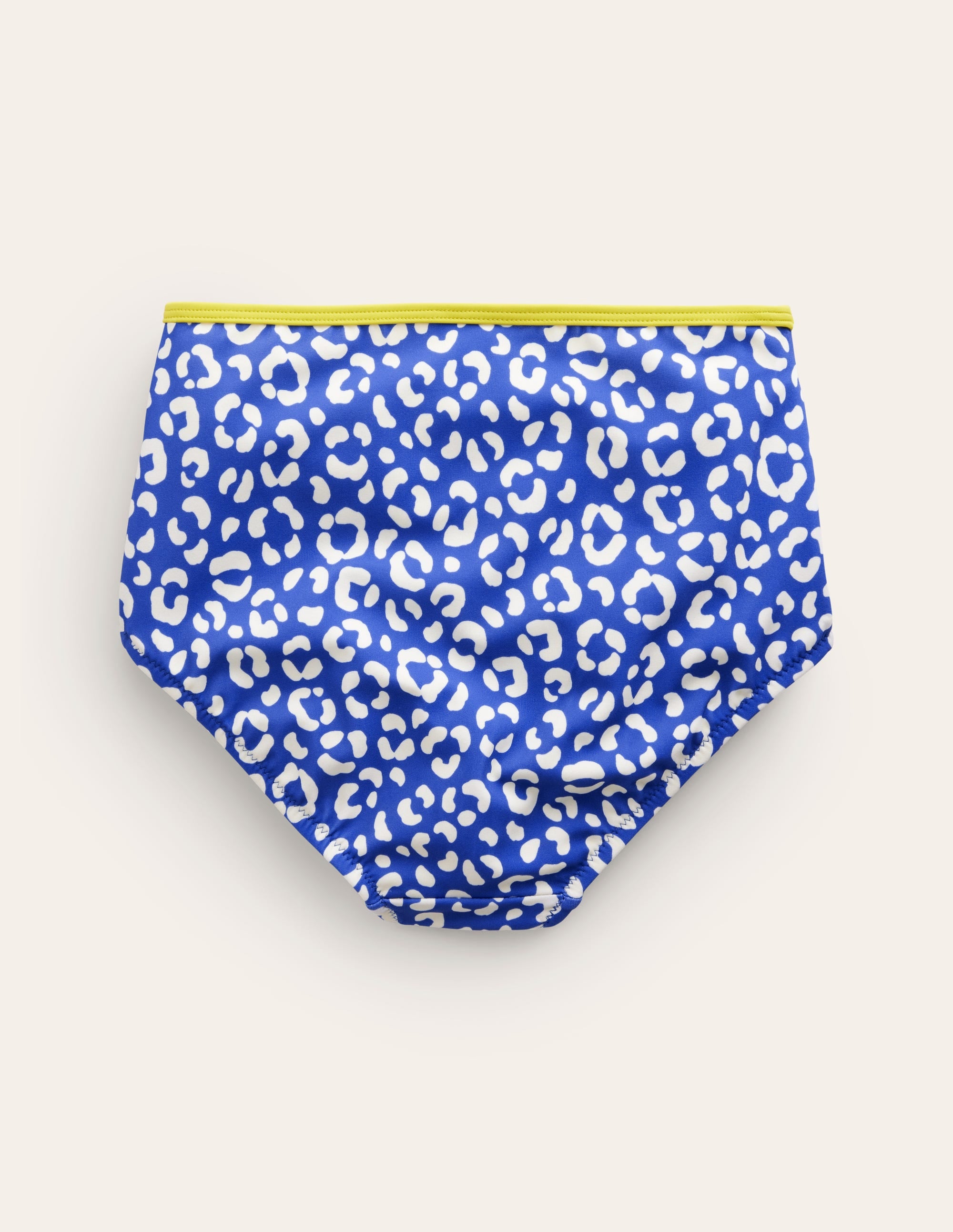 Bas de bikini taille haute-Blau Leopard - Image 2
