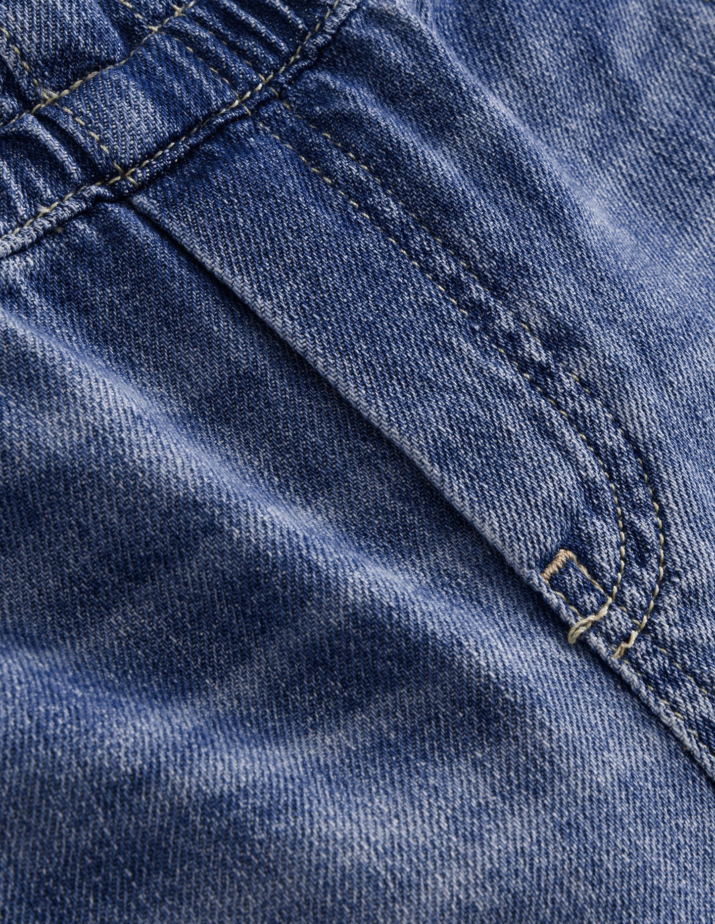 Shorts zum Hineinschlüpfen-Schlichter Denim