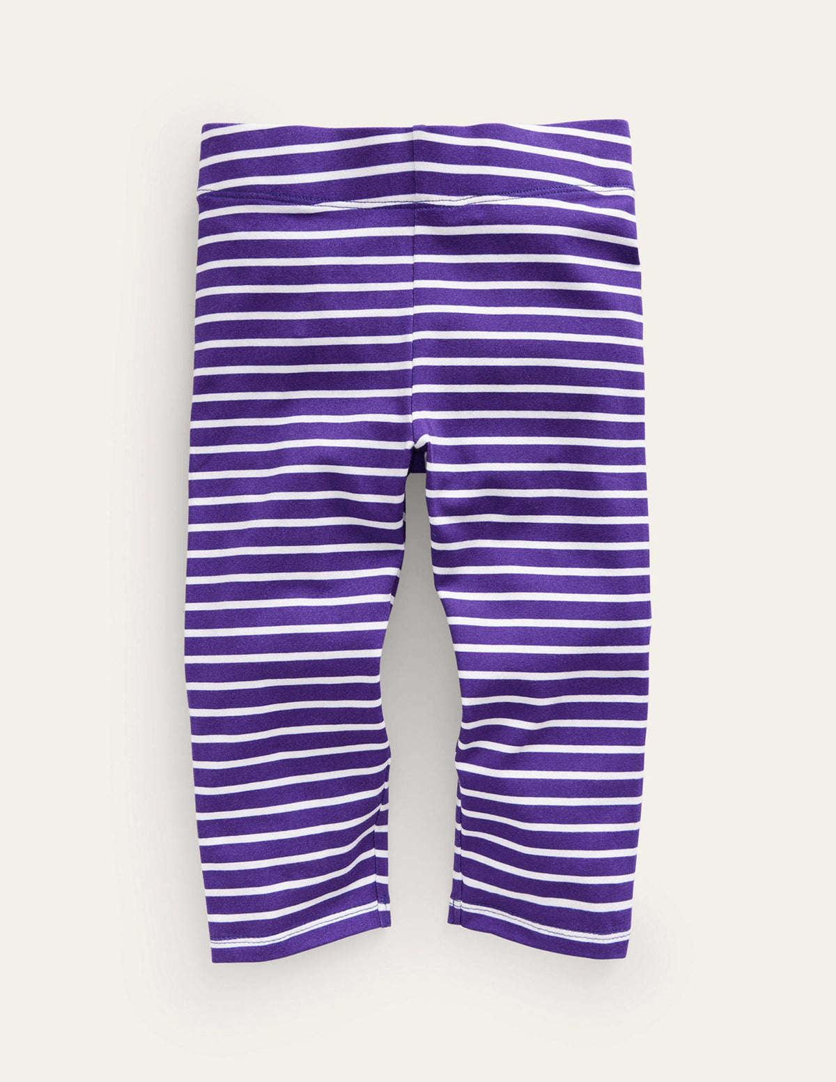 Lustige, verkürzte Leggings-Segelblau/Ecru - Image 1