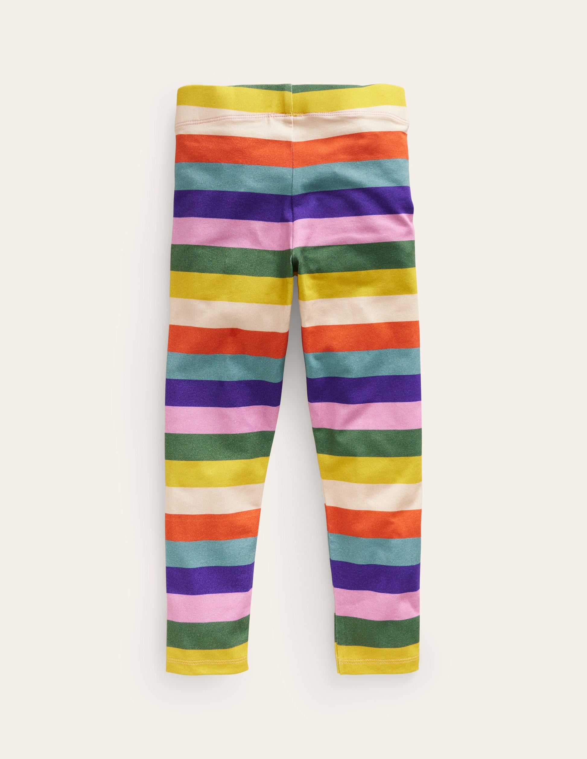 Lustige Leggings-Bunt Gestreift-2