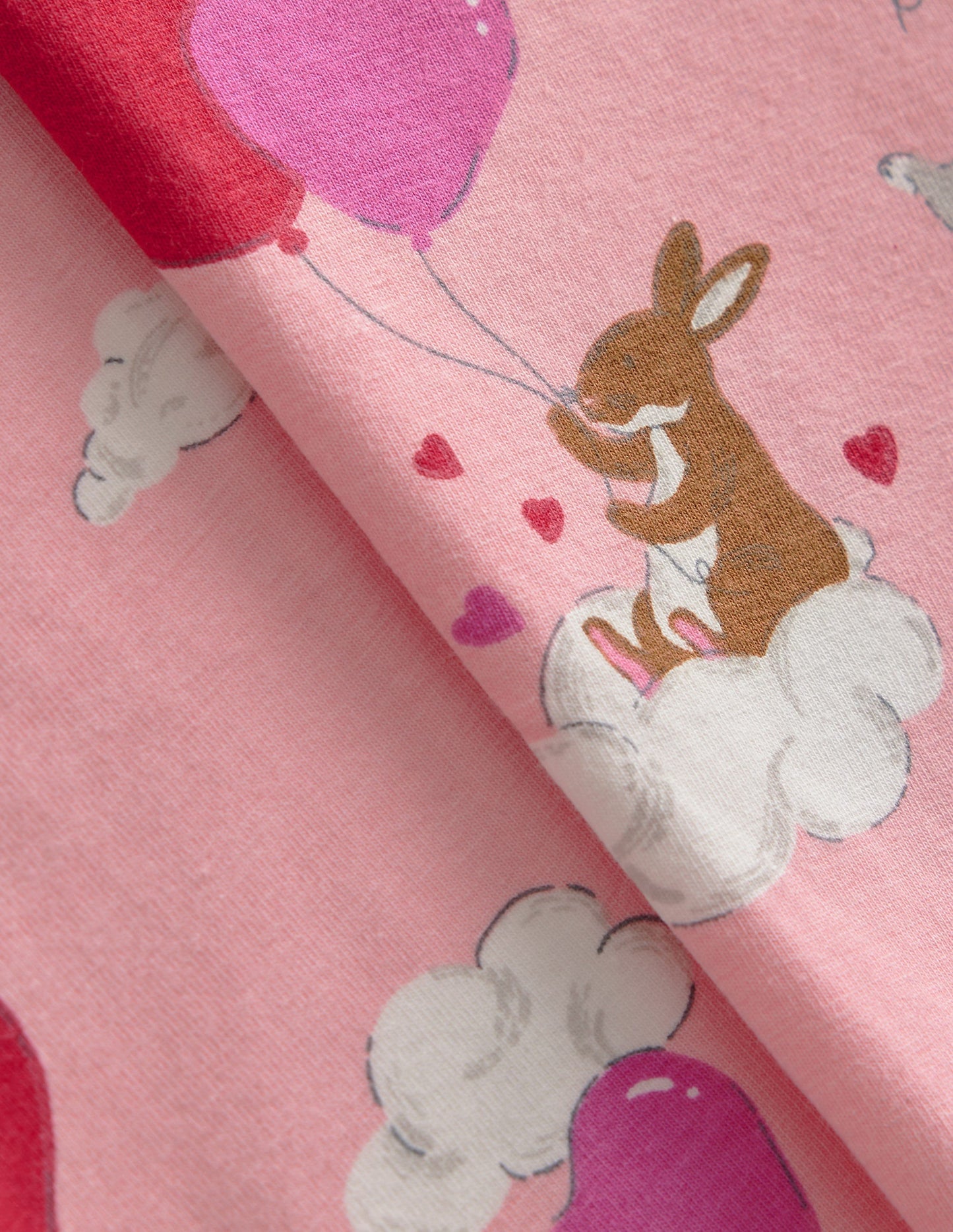 Fun Leggings-Ballet Pink Bunny