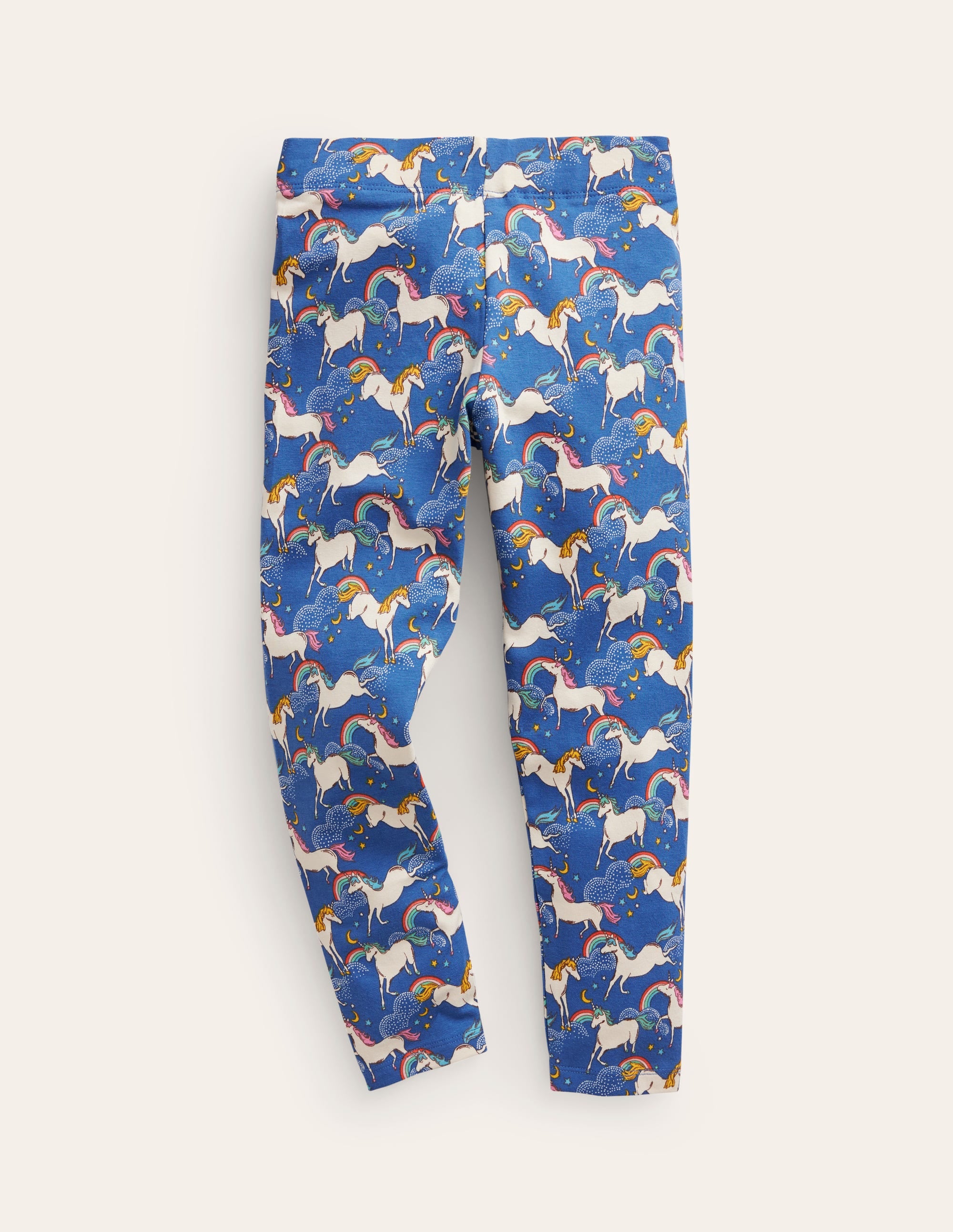 Lustige Leggings-Blau Regenboge Einhörner - Image 1