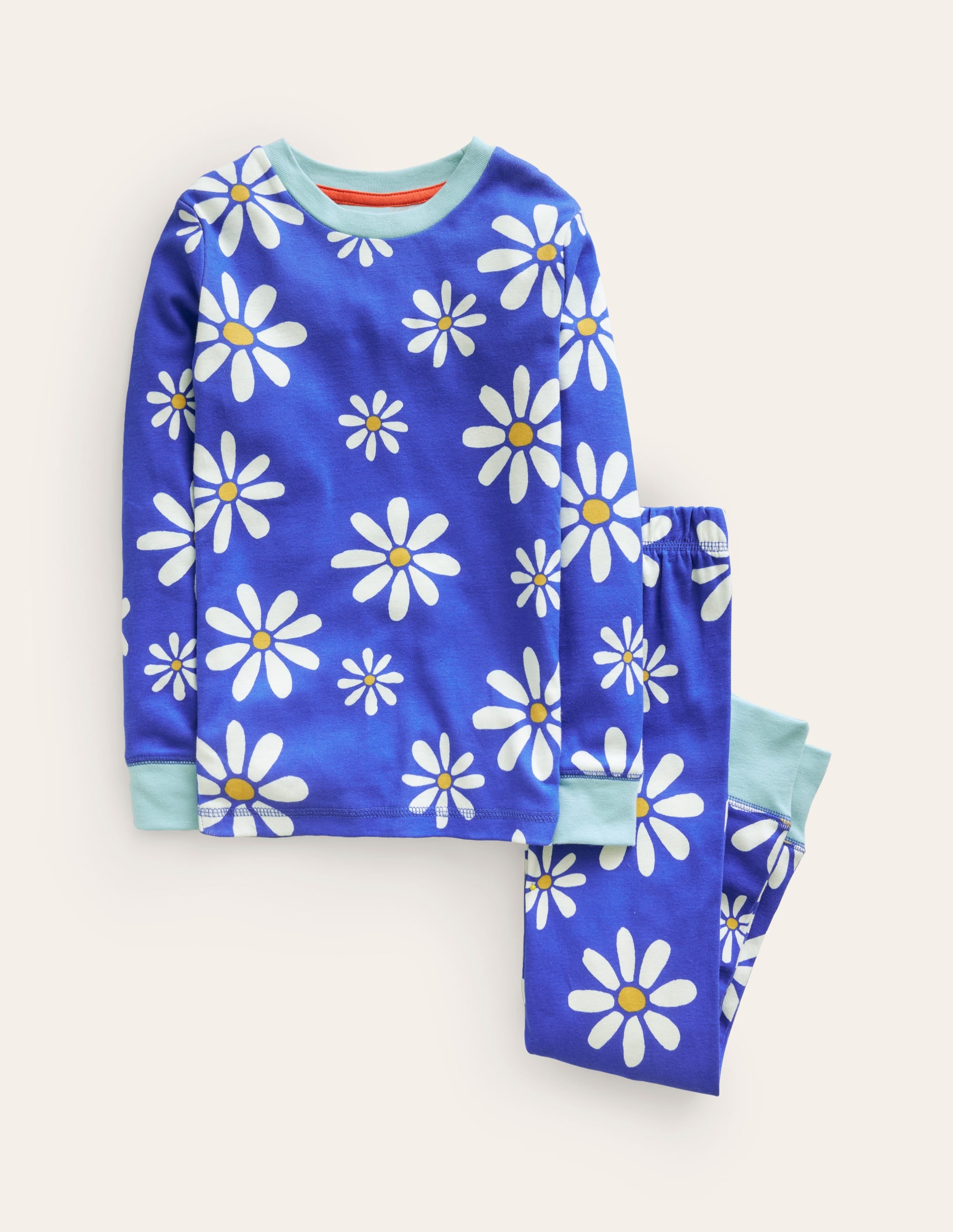 Eng anliegender, im Dunkeln leuchtender Pyjama-Saphirblau Gänseblümchen - Image 1