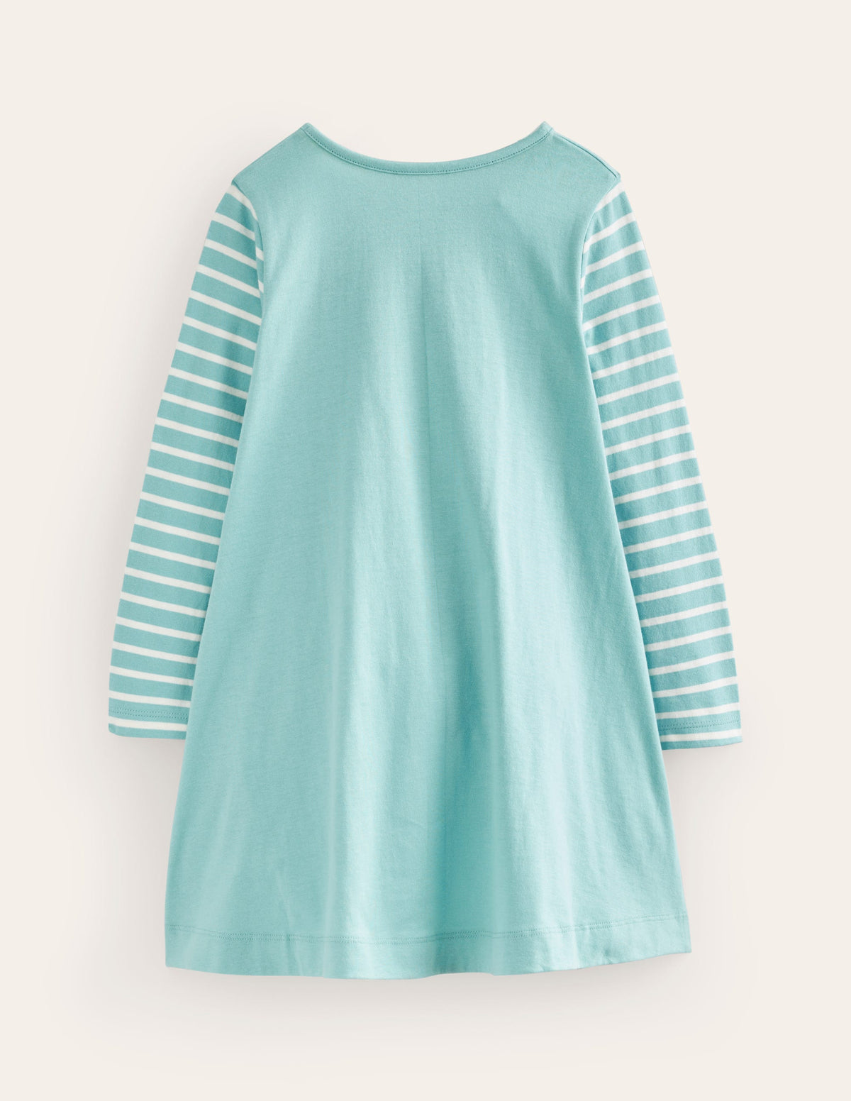 Kleid mit großer Applikation-Georgisch Blau Hase - Image 2