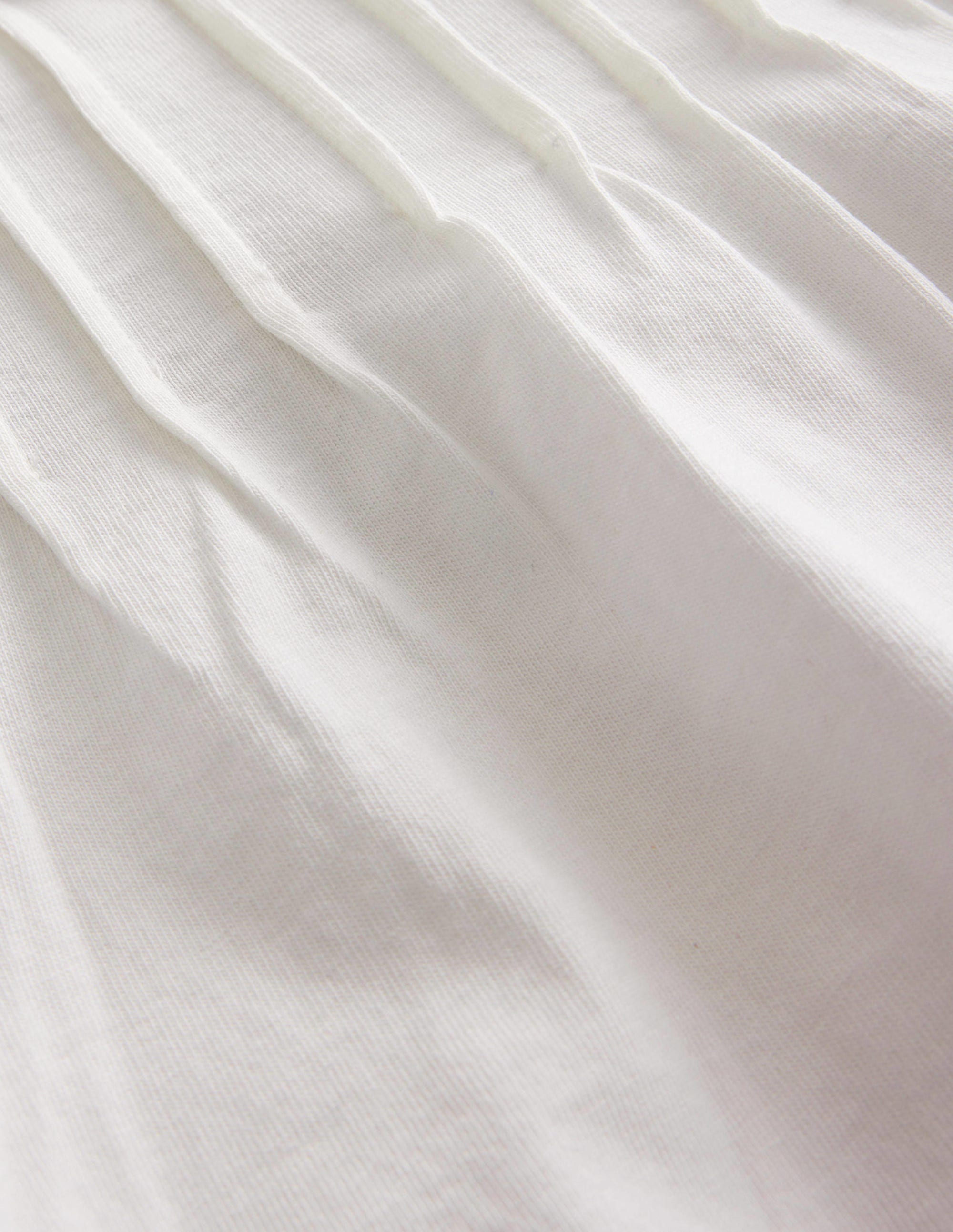 Jersey-Oberteil mit Kragen-Ivory and Navy Spot - Image 3