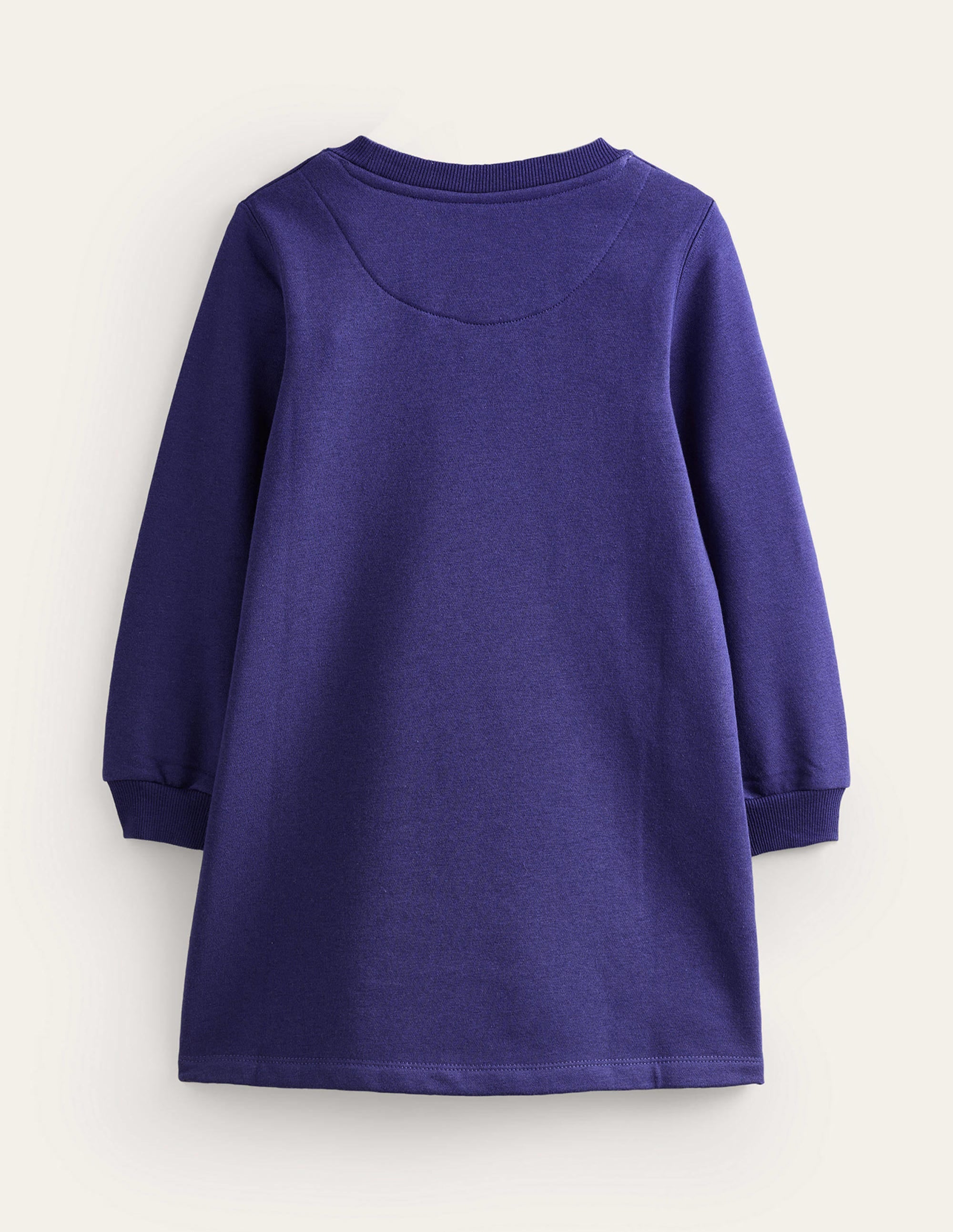 Kuscheliges Sweatshirt-Kleid mit Applikationen-Marineblau Drachen - Image 2