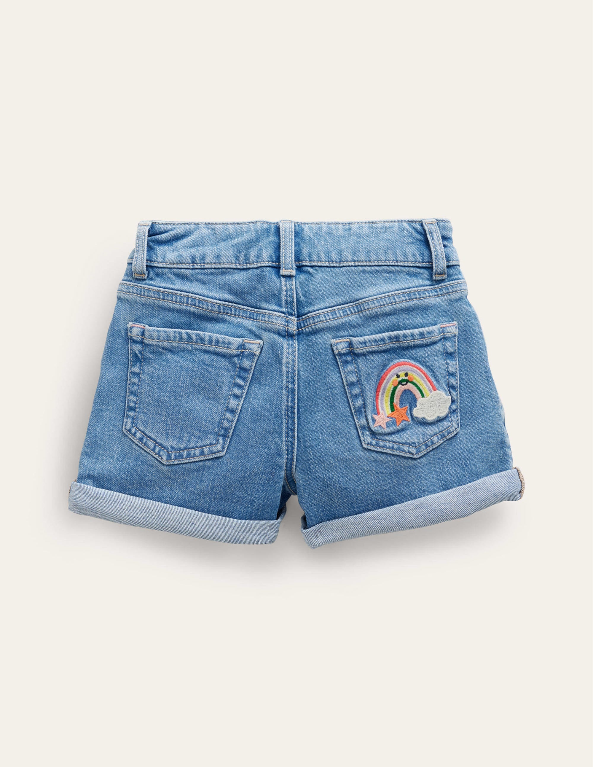 Short en jean-Météo vintage clair - Image 2