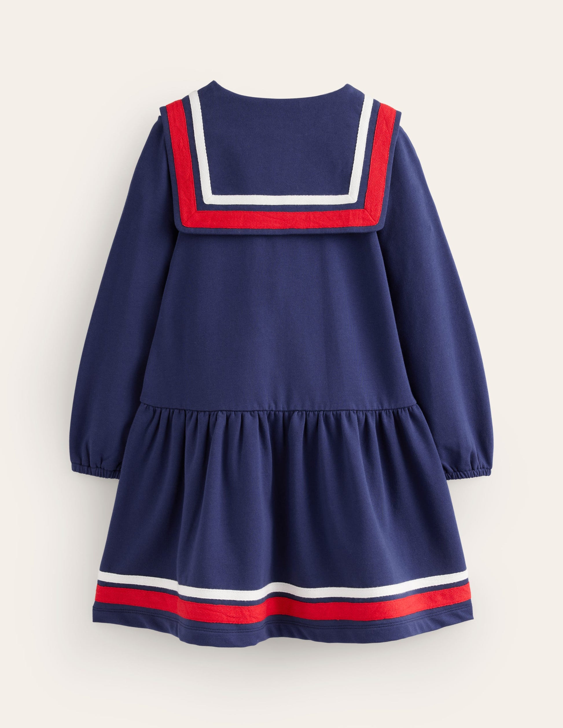 Robe-sweat de marin-Bleu marine universitaire-2