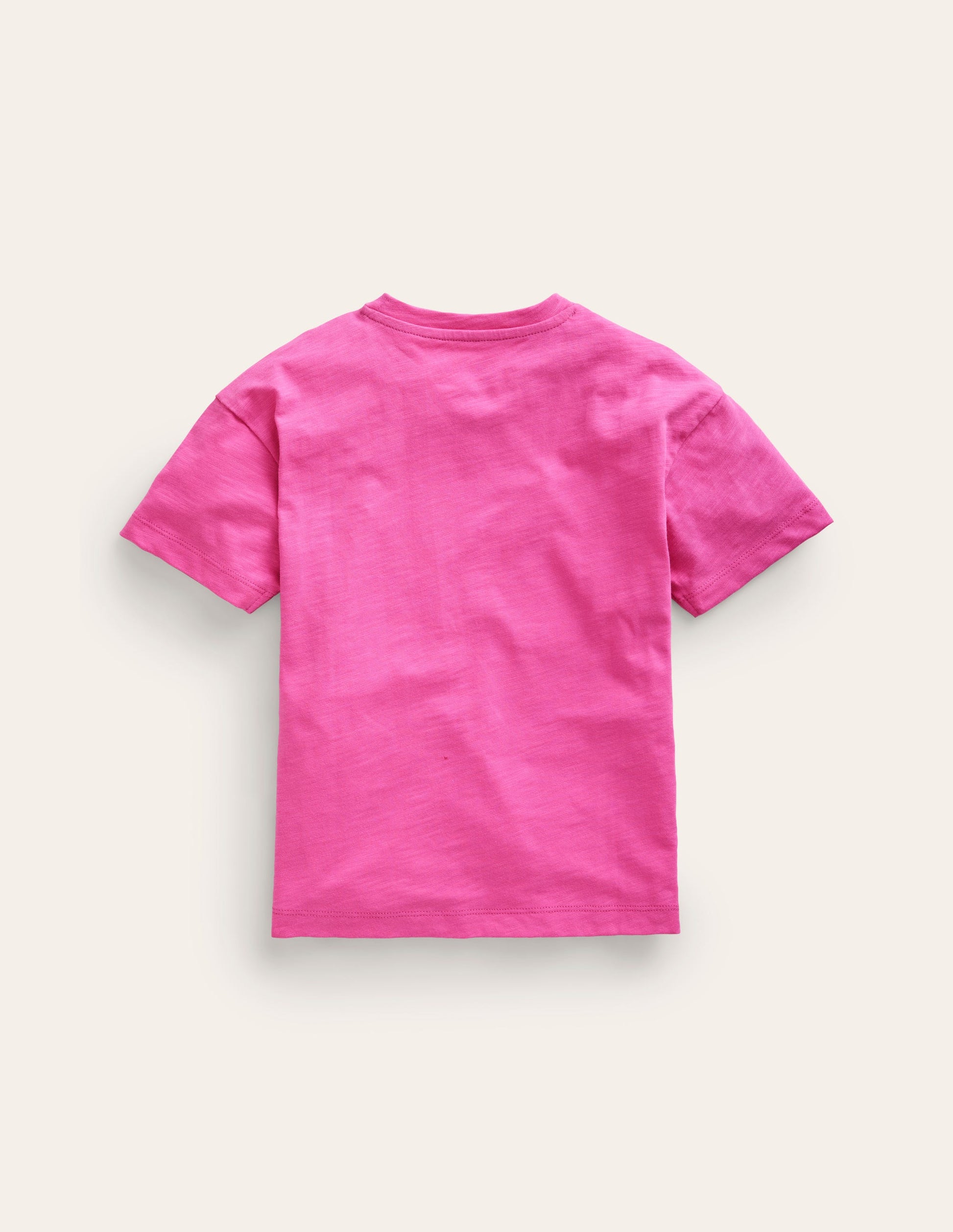T-Shirt mit gesticktem Logo-Erdbeereis Hund-2