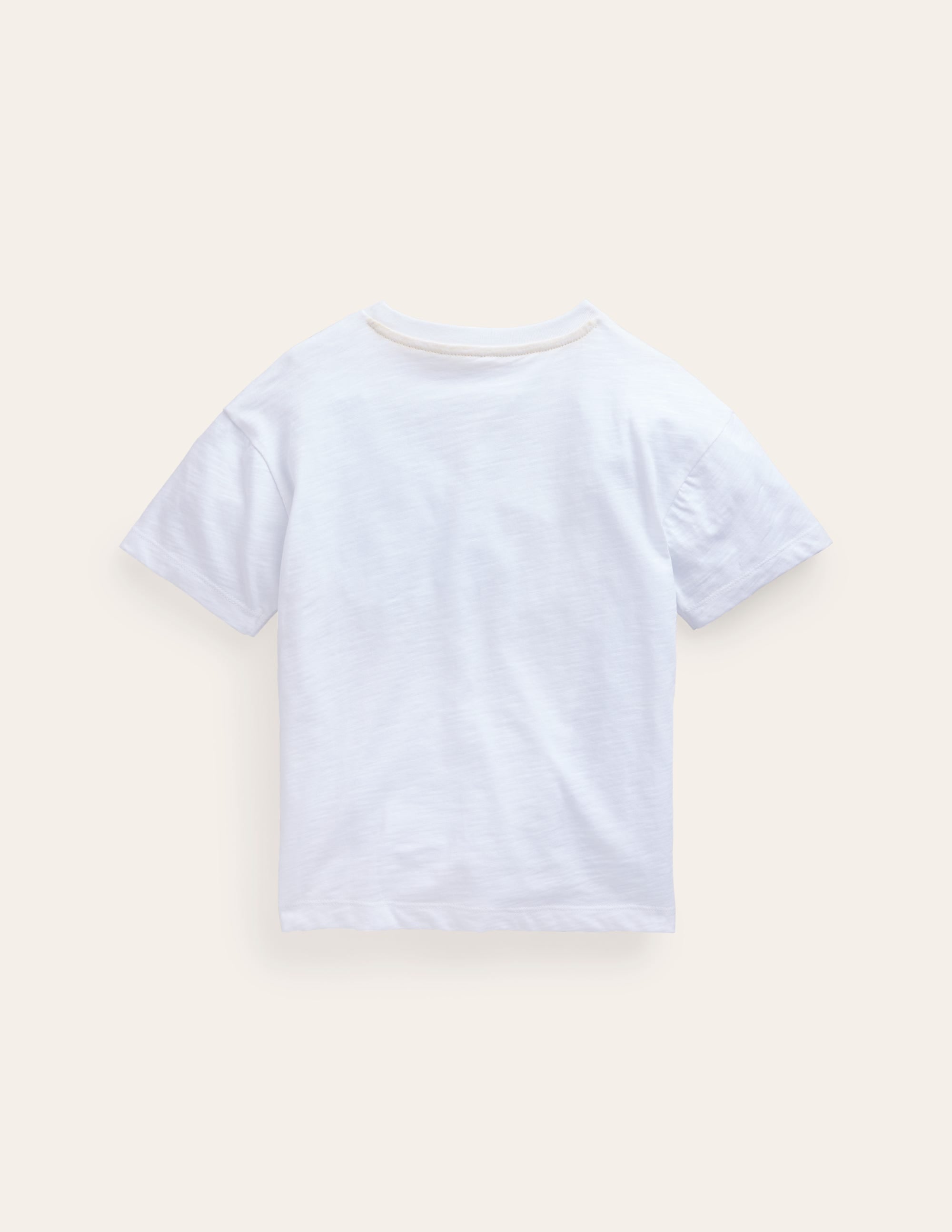 T-shirt à logo brodé-Arc-en-ciel blanc - Image 2