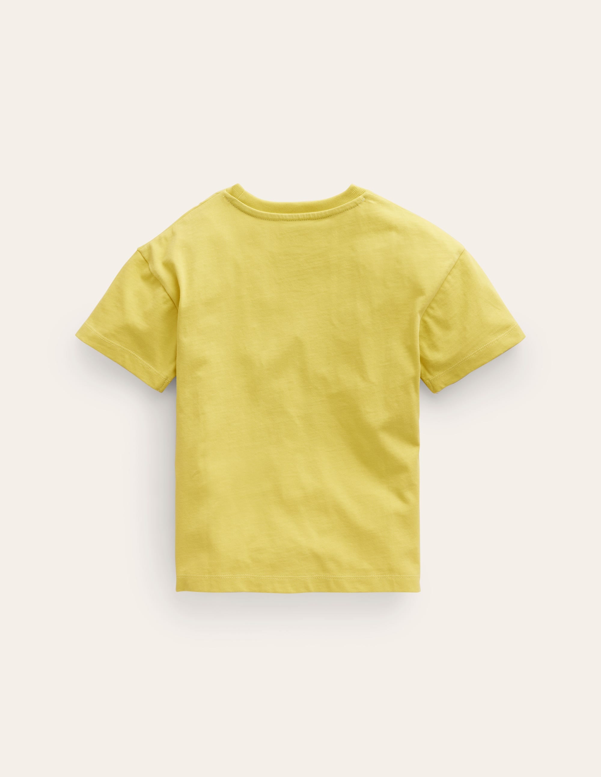 T-Shirt mit gesticktem Logo-Knallgelb Dinosaurier - Image 2