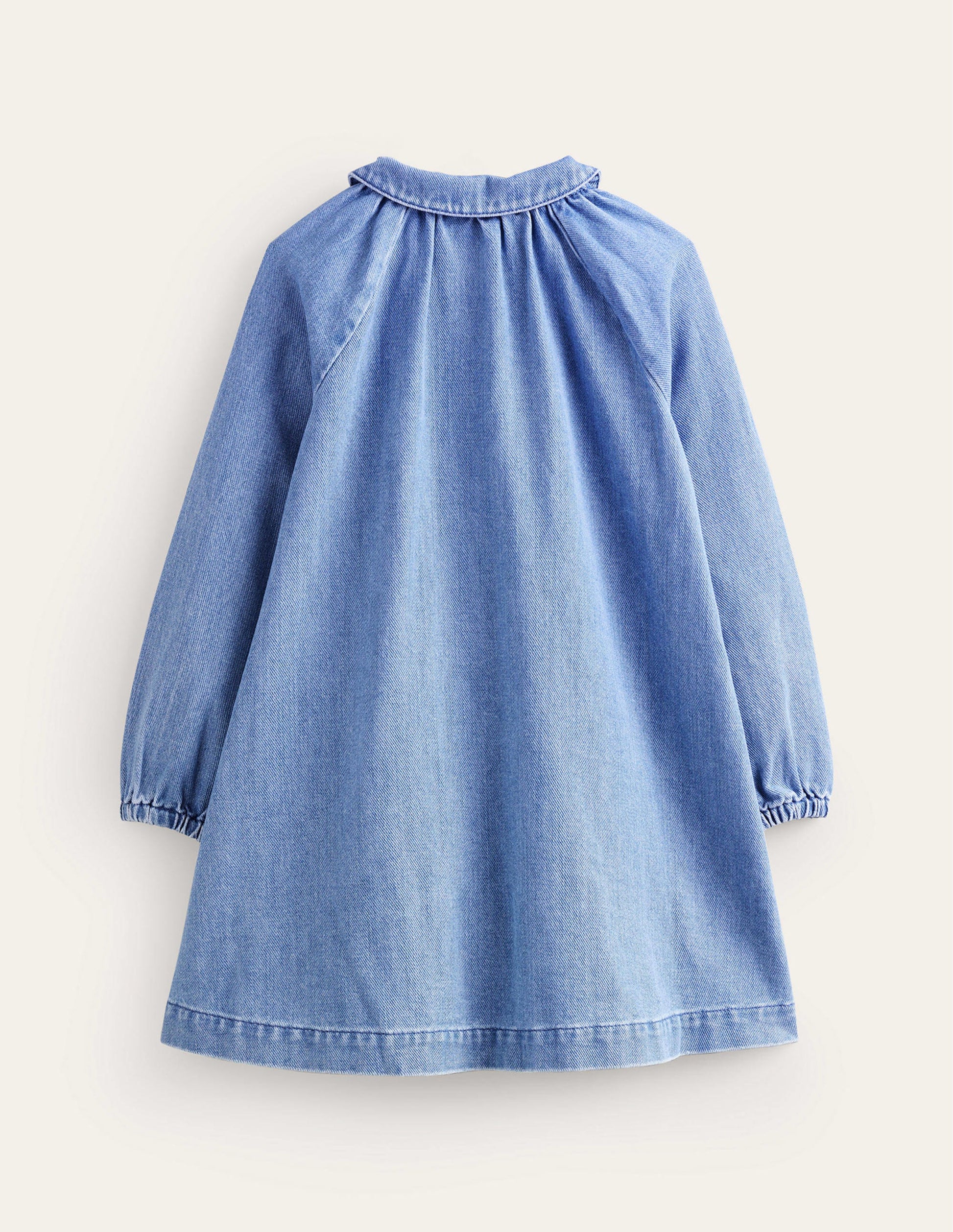 Hemdblusenkleid mit Applikation-Medium Vintage Denim Wetter-2