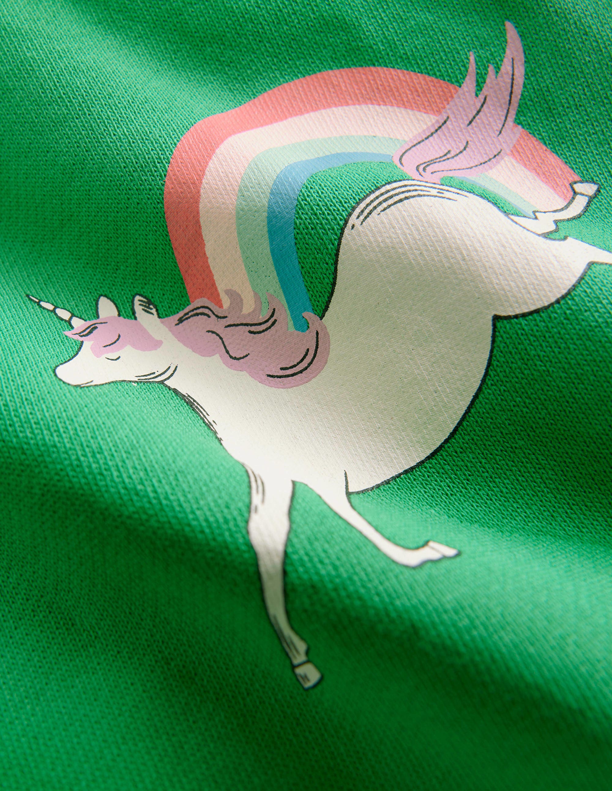 Sweat long décontracté-Licorne verte - Image 3