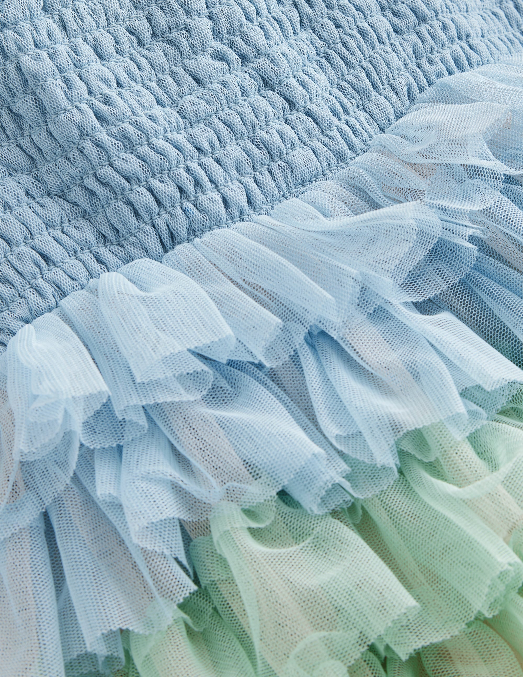 Rainbow Skirt Tulle Dress-Multi Rainbow - Image 3