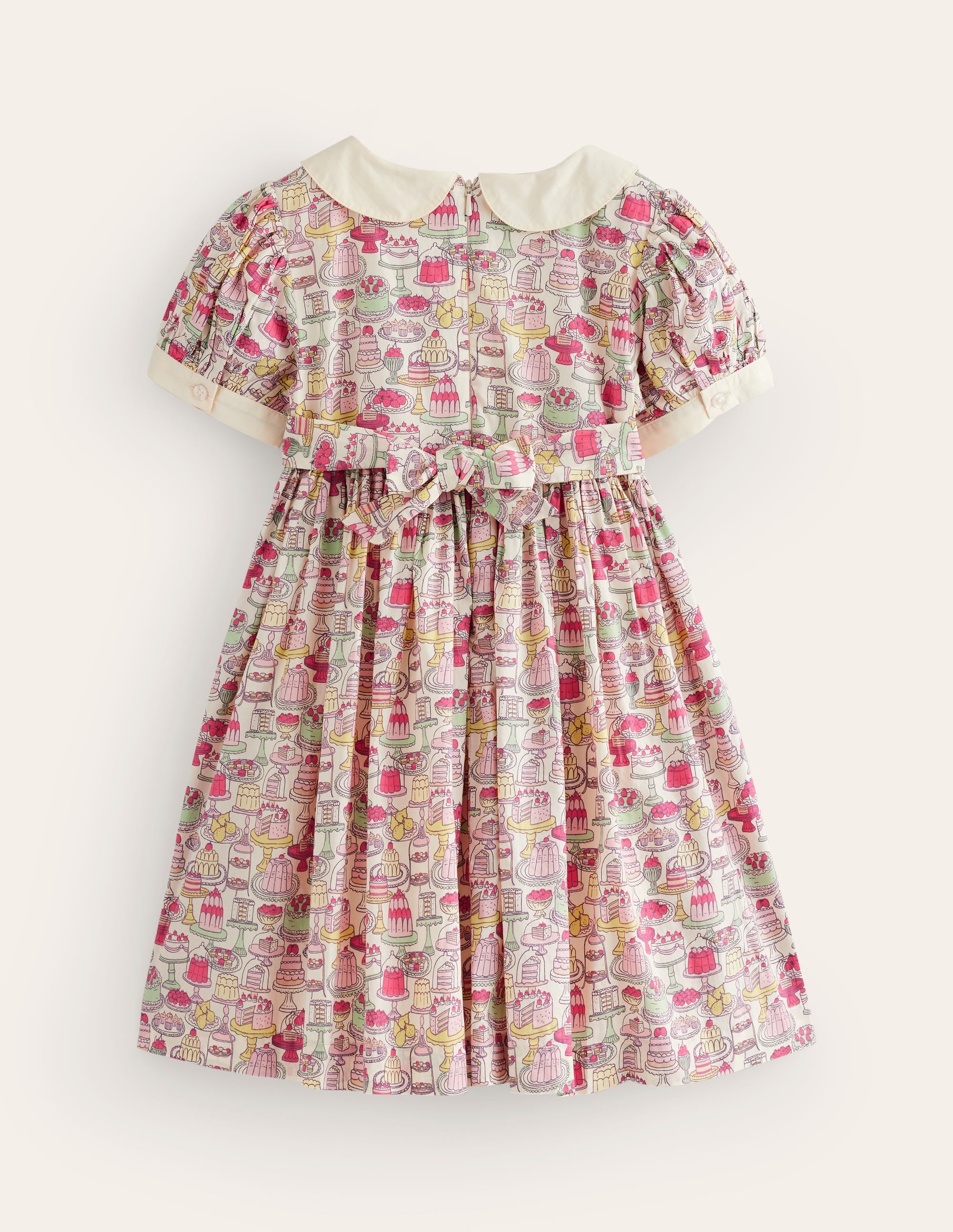 Nostalgic Occasion Smock Dress-Multi Sweet Treats - Image 2