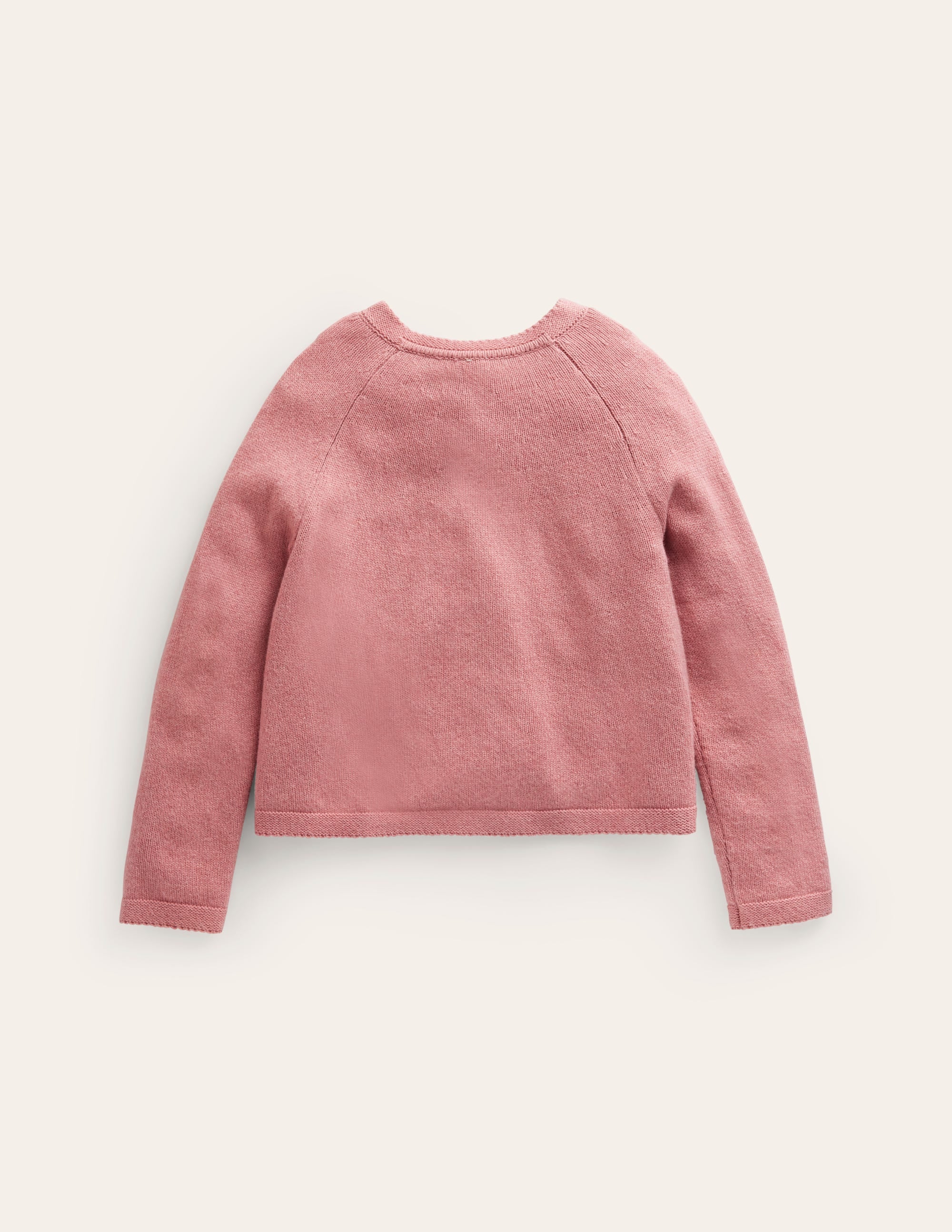 Gilet brodé-Poussins rose amande - Image 2