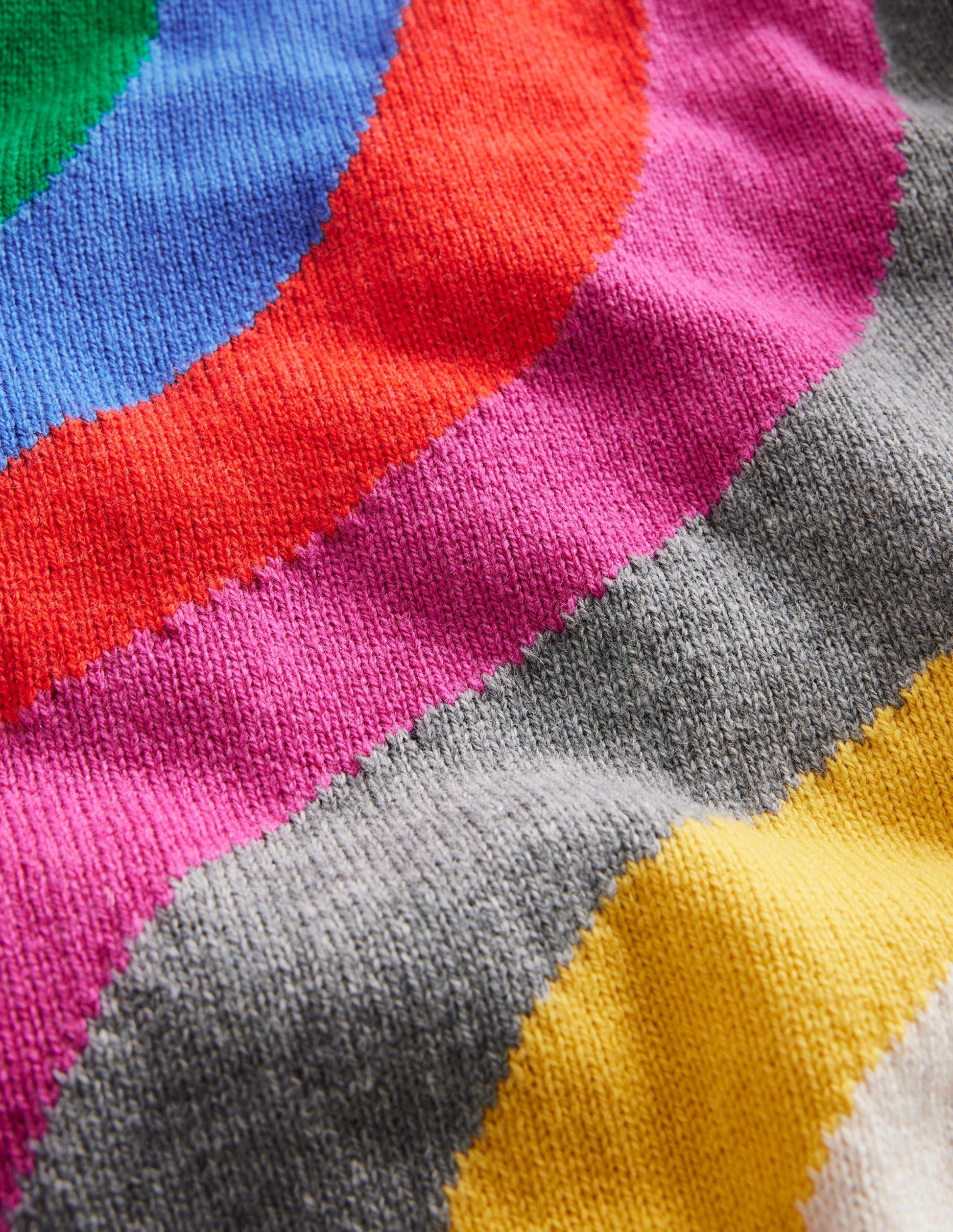 Pullover mit Regenbogenwellen-Bunt-2