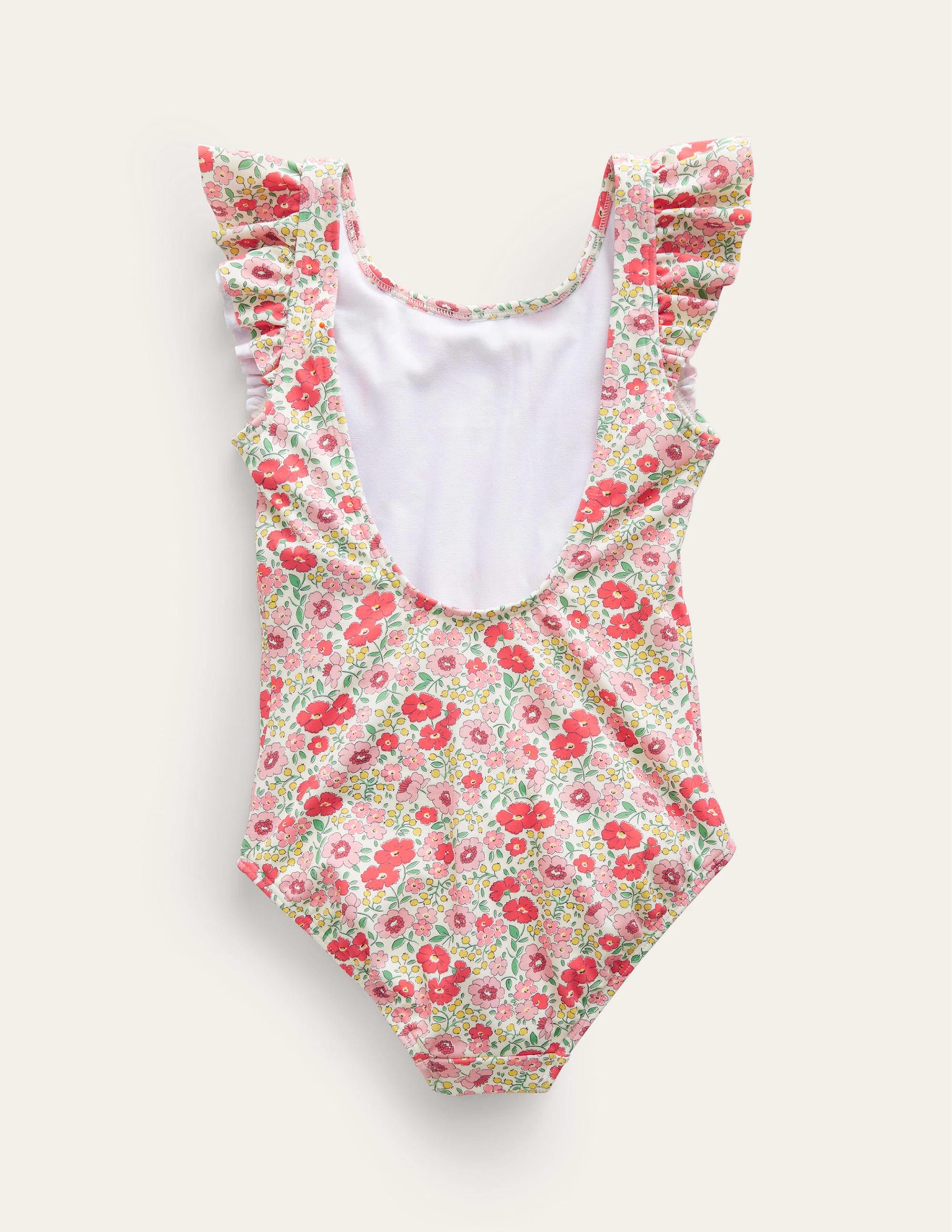 Logo Flutter Sleeve Swimsuit-Flowerbed Hearts - Image 2