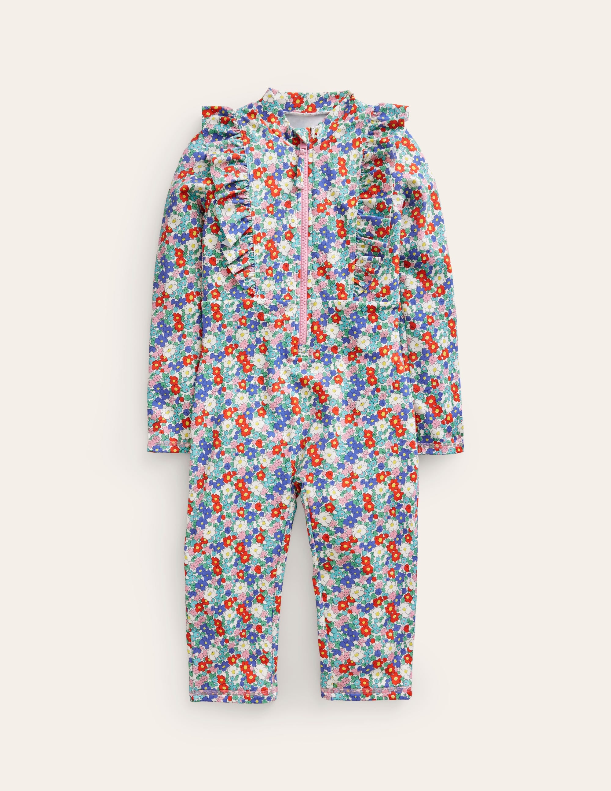 Sun Safe Surf Suit-Multi & Nautical Floral - Image 1