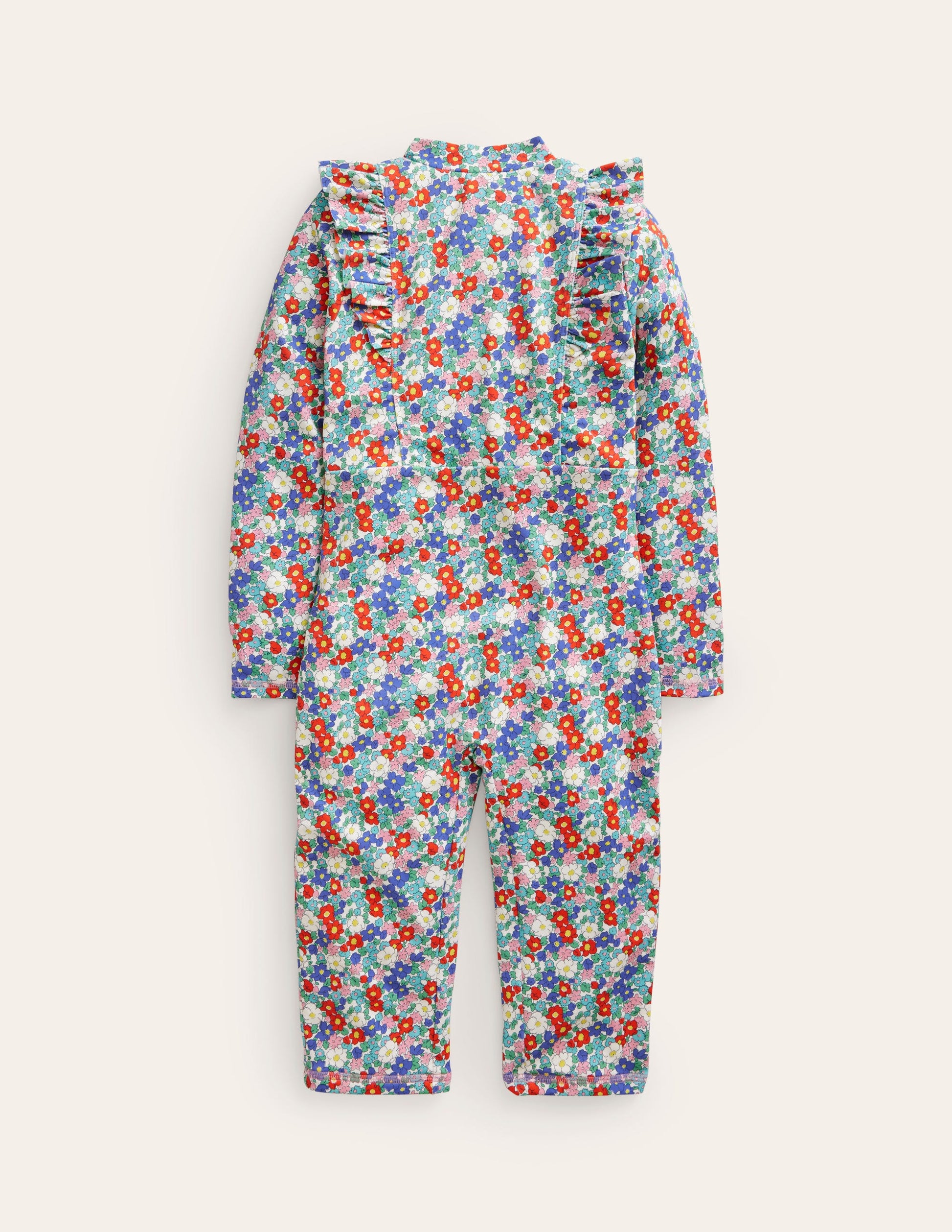 Sun Safe Surf Suit-Multi & Nautical Floral-2