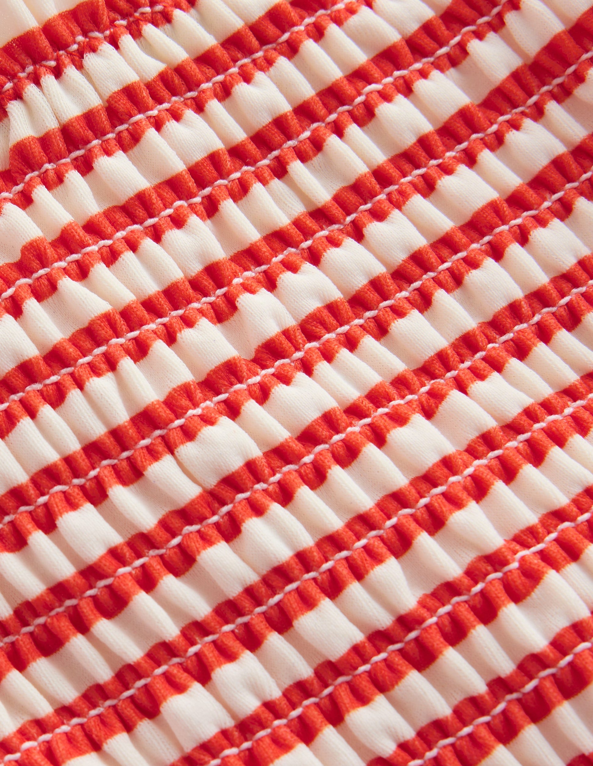 Hübscher Bikini mit Smokdetails-Mohnblumenrot Punkte-3