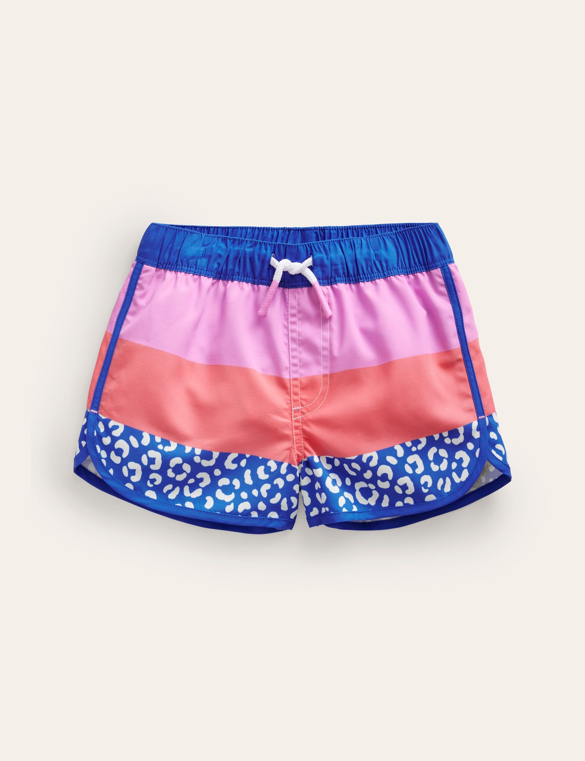 Surf-Shorts-Blau Leopard-1